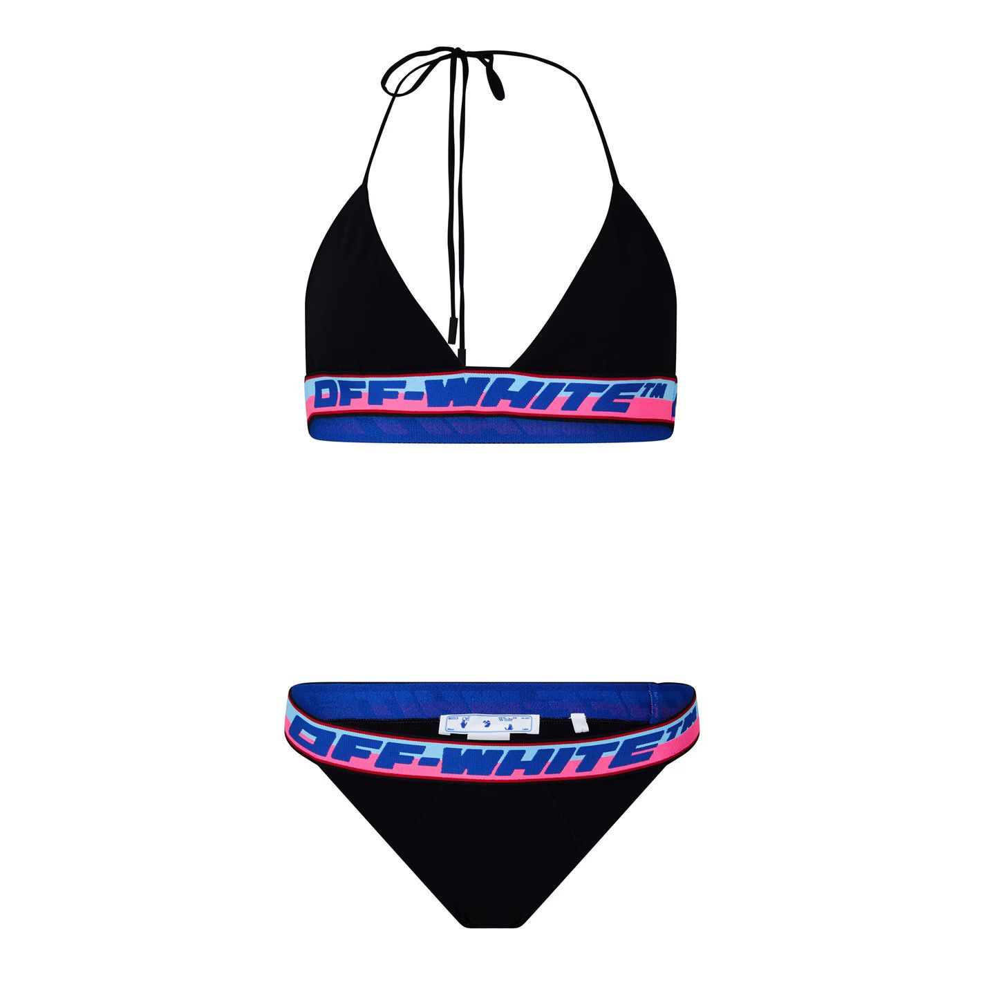 Off-White o1g2r1mq0125 Size: M / Beachwear Bikini Set in Black Size ONE SIZE - 1 Thumbnail