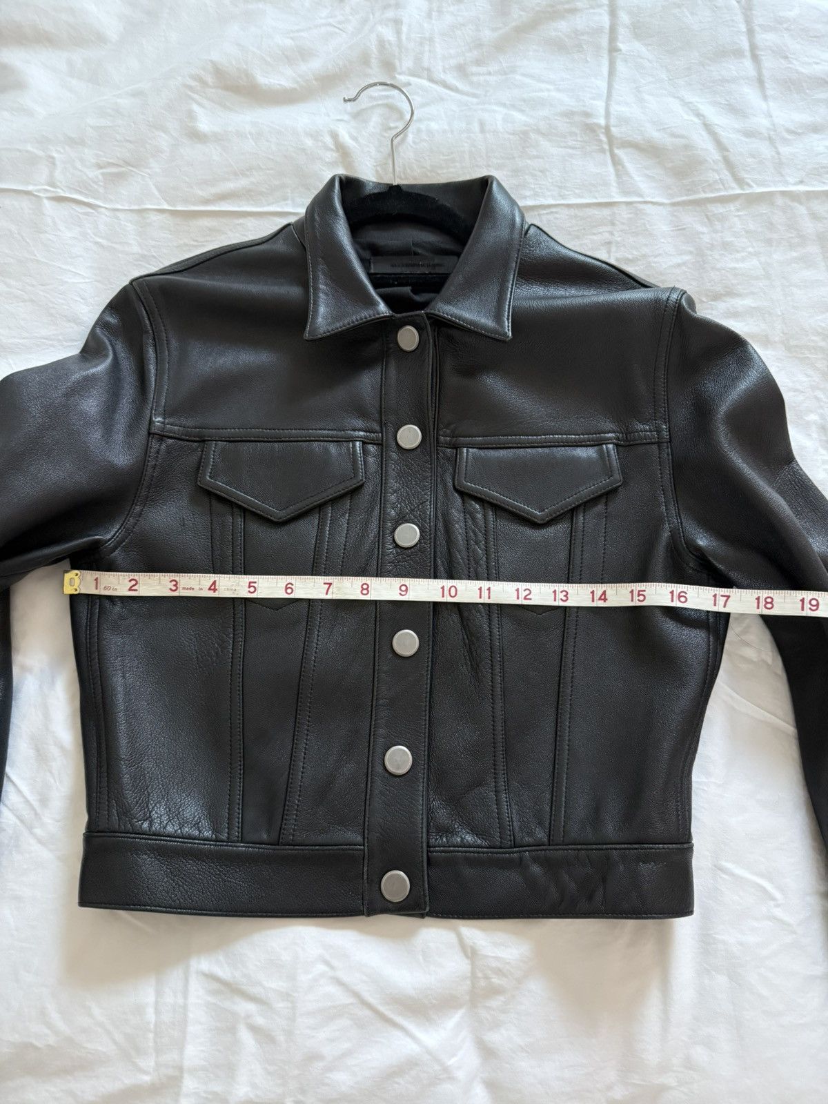 Alexander Wang Alexander Wang Cropped Leather Jacket Size S / US 4 / IT 40 - 11 Thumbnail