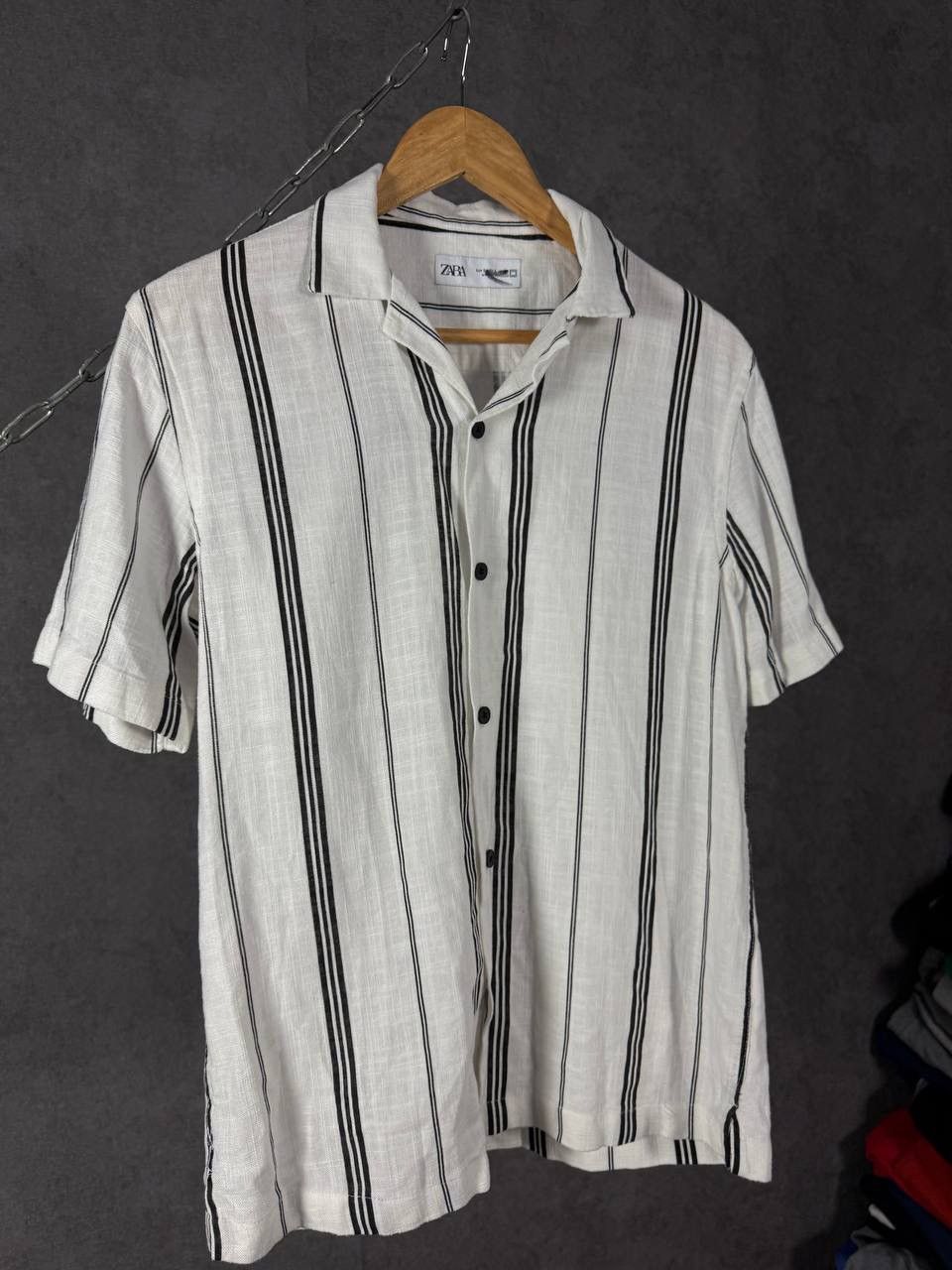 Zara Zara Man designer linen shirt Size US S / EU 44-46 / 1 - 3 Thumbnail