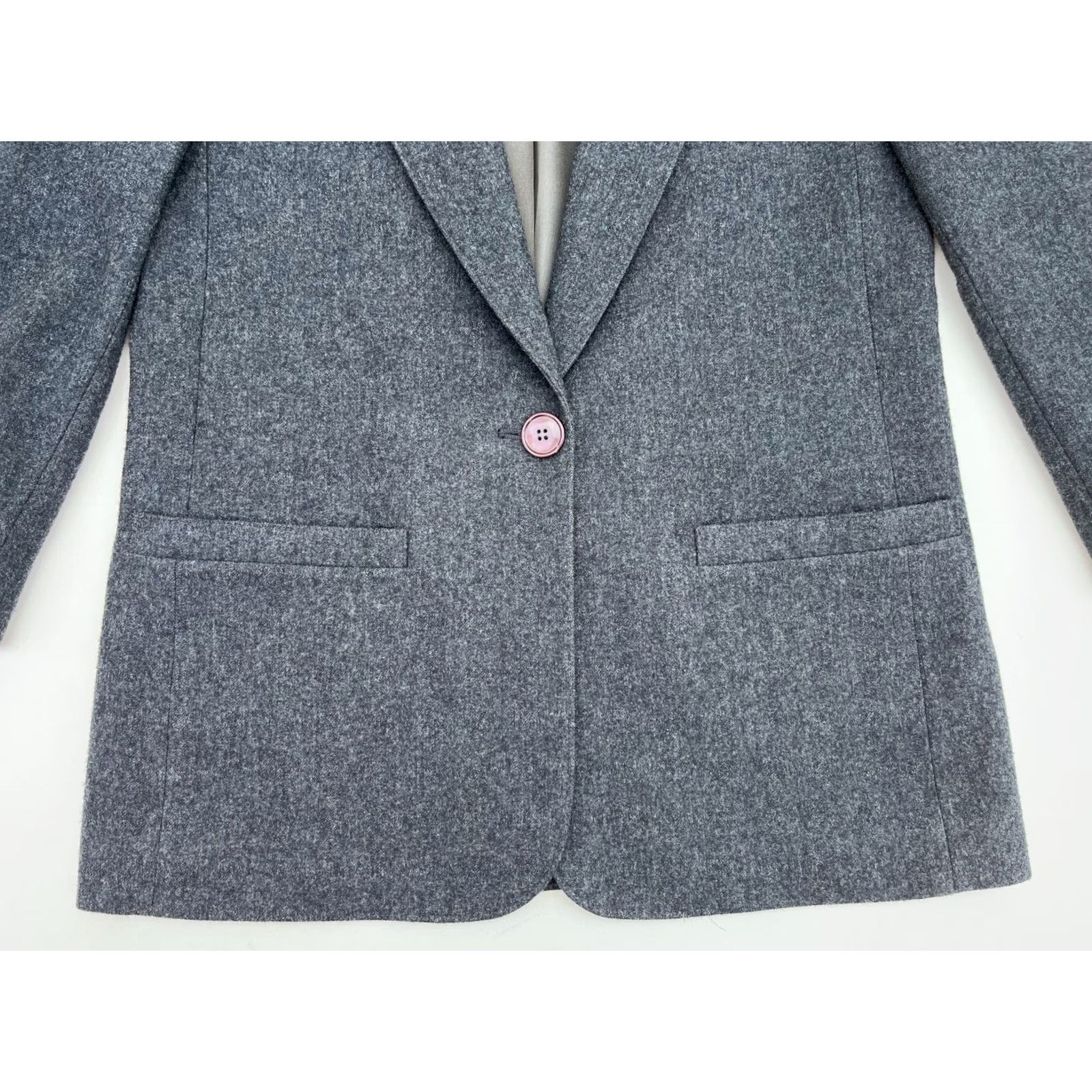 Pendleton VINTAGE Pendleton Women's Blazer 90s 100% Virgin Wool Made in USA Sz 6 Gray Size M / US 6-8 / IT 42-44 - 6 Thumbnail
