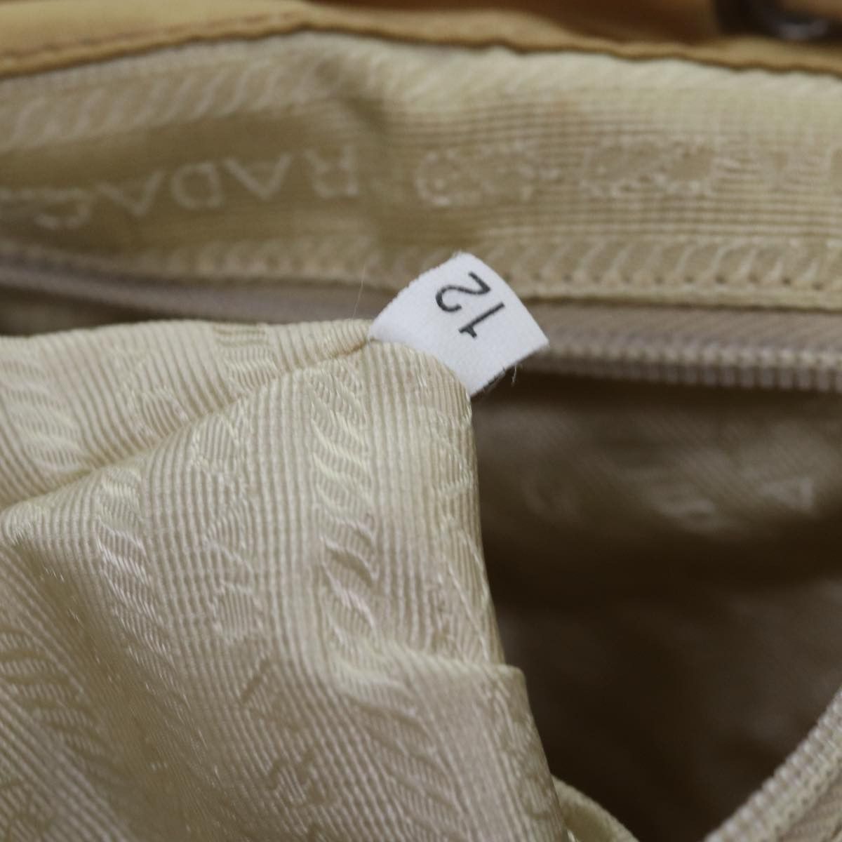 Prada PRADA Backpack Nylon Beige Size ONE SIZE - 12 Thumbnail