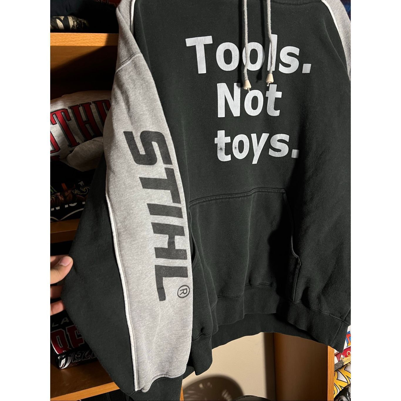 Other Vintage Y2K Rare STIHL Tools Not Toys Promo Hoodie Size US XL / EU 56 / 4 - 3 Thumbnail