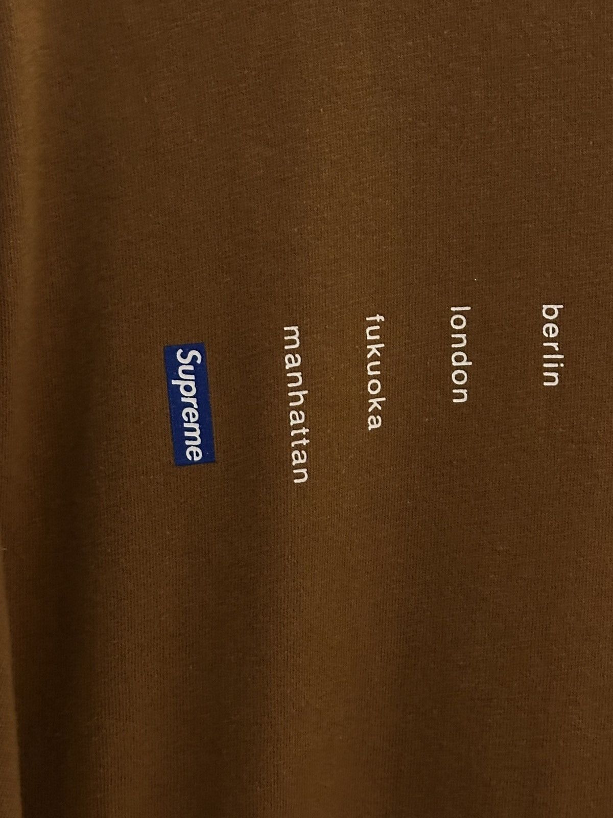 Supreme Supreme Location Tee Size US XXL / EU 58 / 5 - 3 Thumbnail