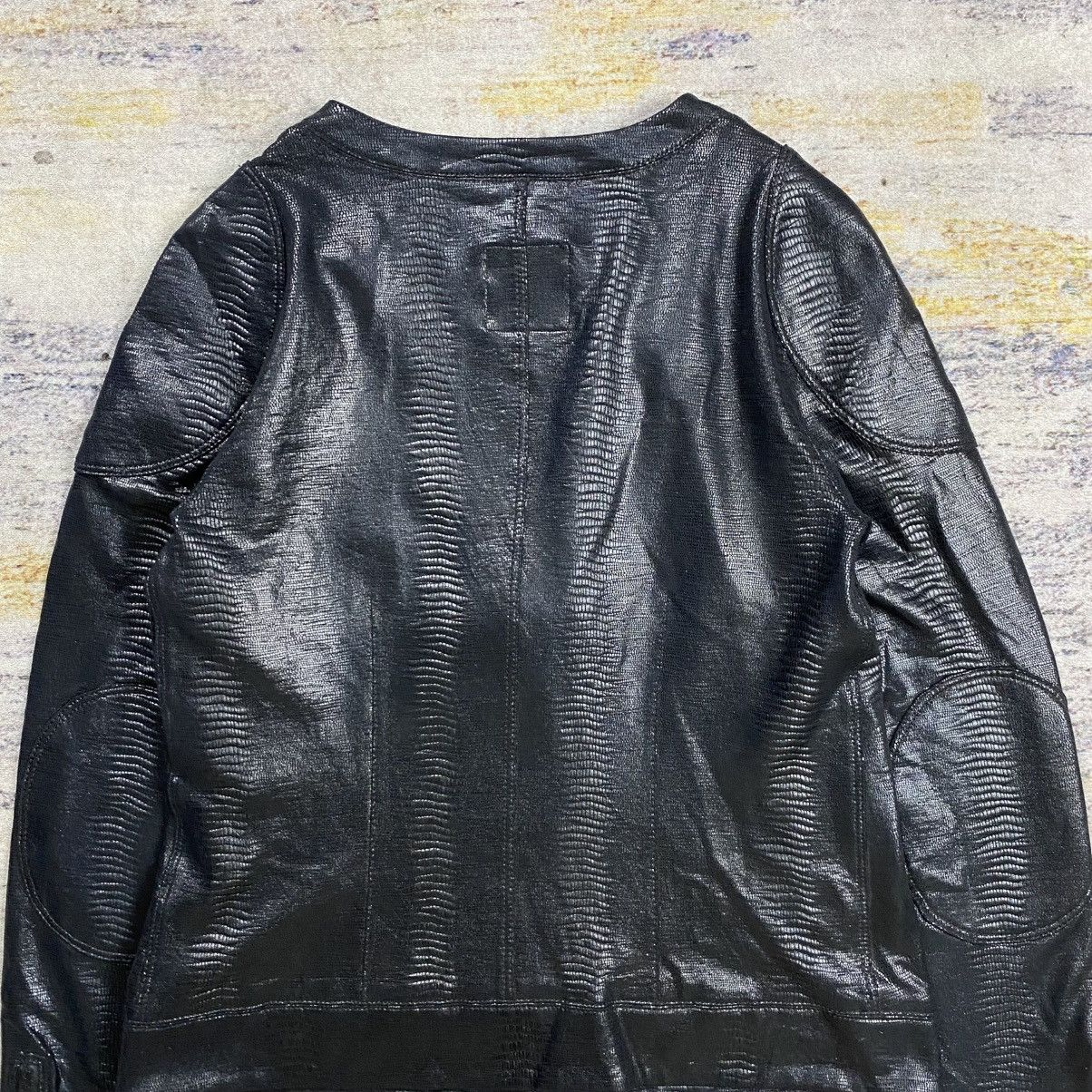 Chanel Chanel crocodile effect bikers jacket Size M / US 6-8 / IT 42-44 - 6 Thumbnail