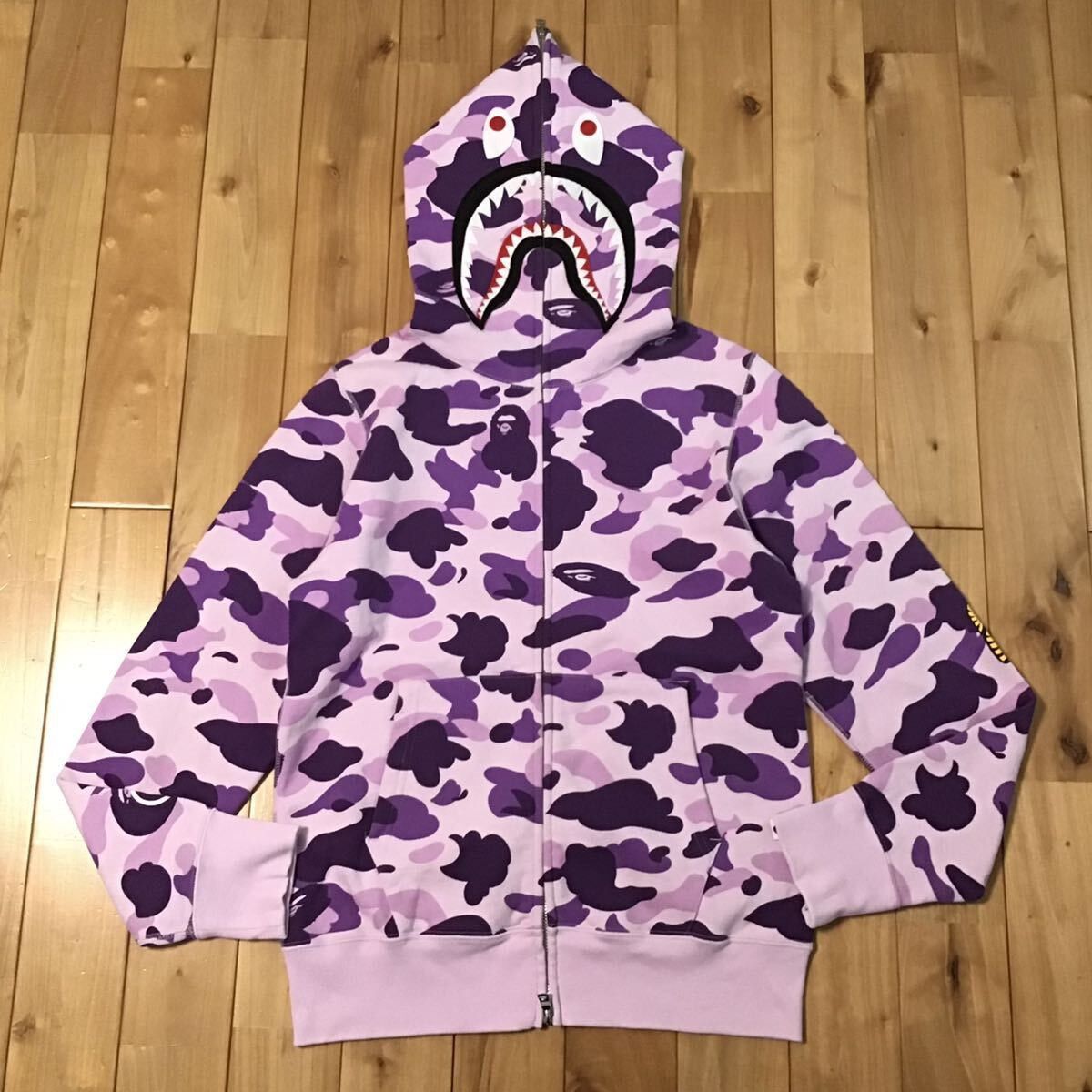 Bape Taipei city camo shark full zip hoodie a bathing ape BAPE Size US S / EU 44-46 / 1 - 1 Thumbnail