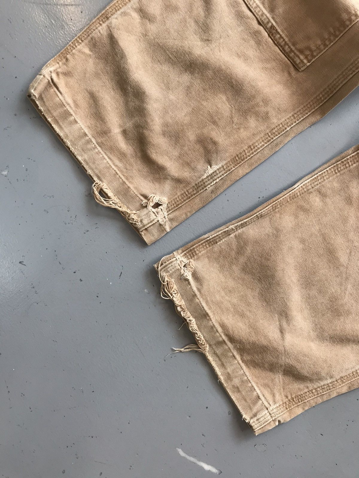 Vintage Carhartt b01 BRN double knee denim