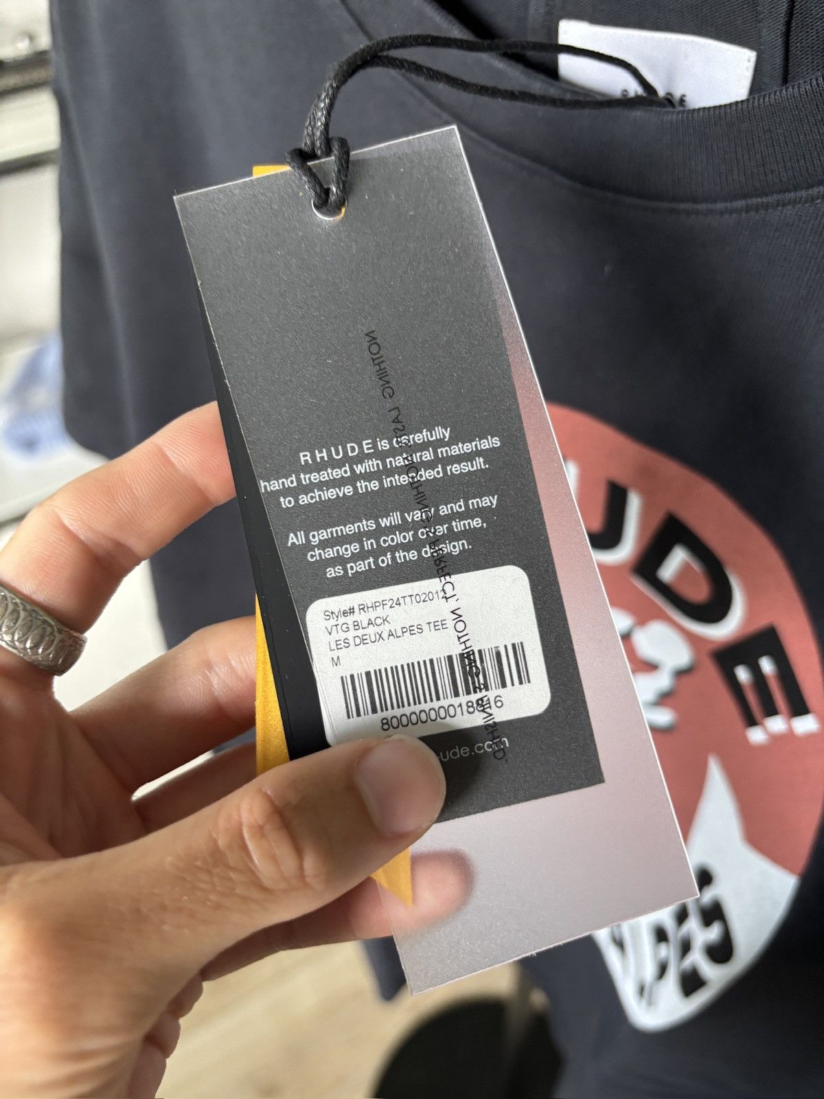 Rhude RHUDE ALPES SKI LOGO TEE Size US M / EU 48-50 / 2 - 4 Thumbnail