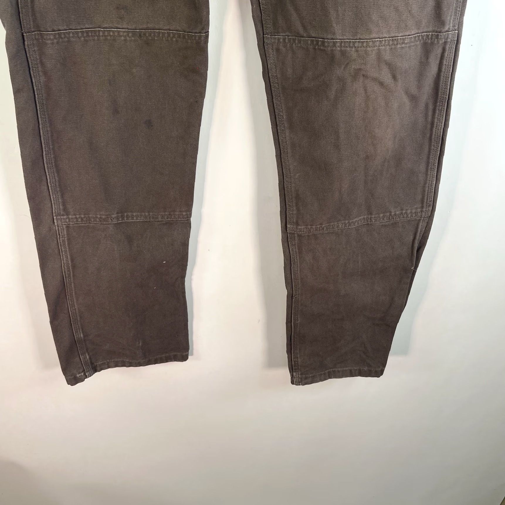 Vintage VINTAGE Key Mens Carpenter Pants Size 38 Brown Canvas Workwear Casual Straight Fit Size US 38 / EU 54 - 4 Thumbnail