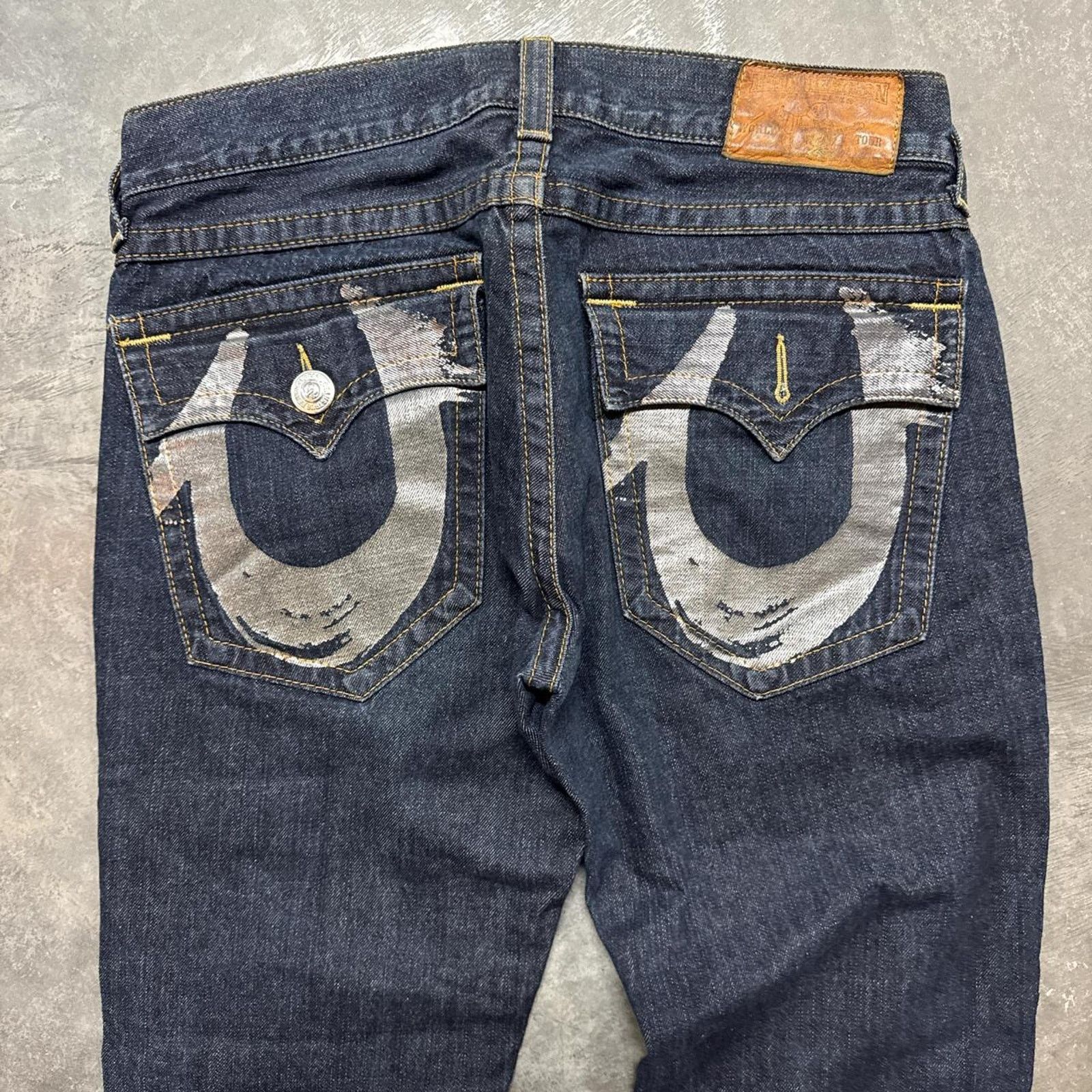 True Religion × Vintage Vintage Y2K True Religion Grunge Skater Baggy Denim Jeans Size US 34 / EU 50 - 2 Thumbnail