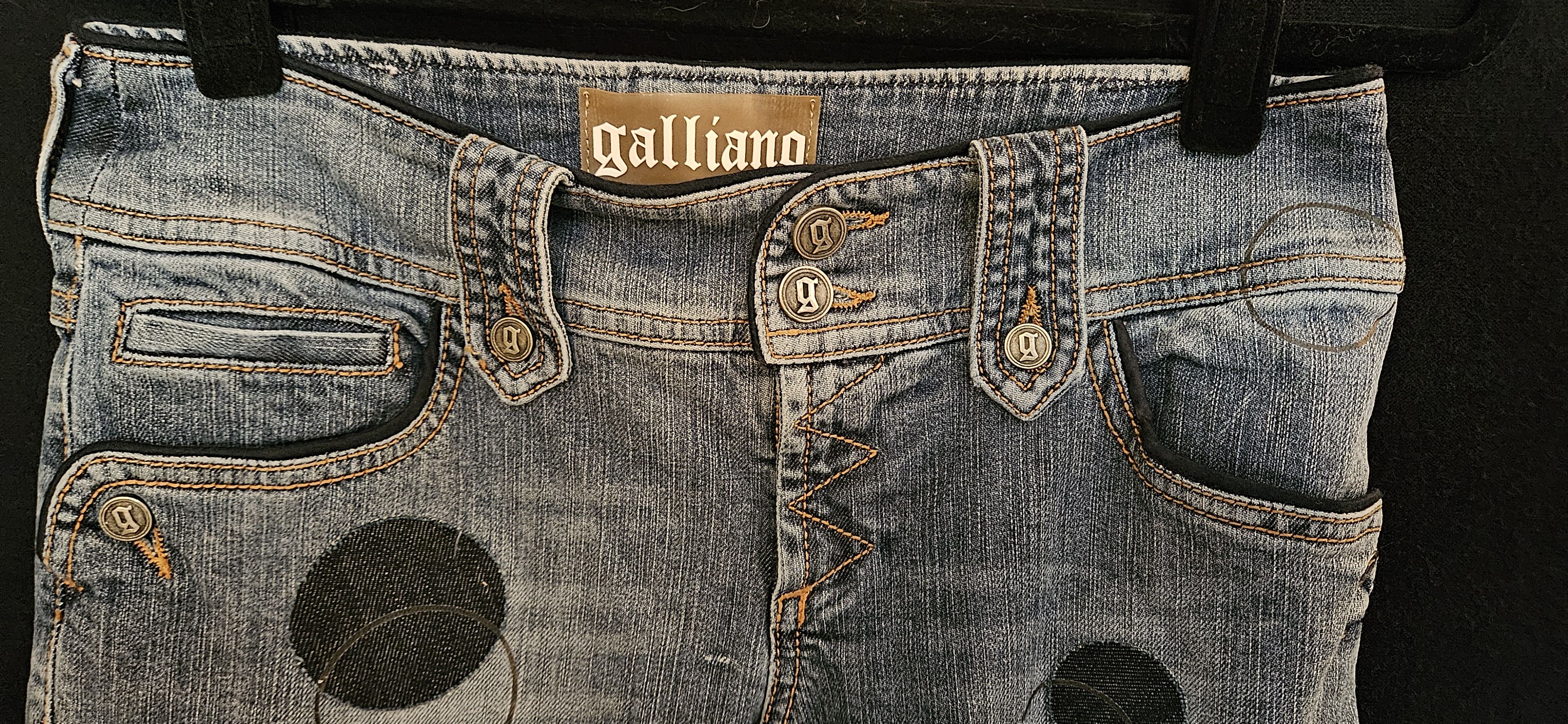 John Galliano John Galliano low rise Polk-a-Dot skinny jean Size 27" / US 4 / IT 40 - 3 Thumbnail