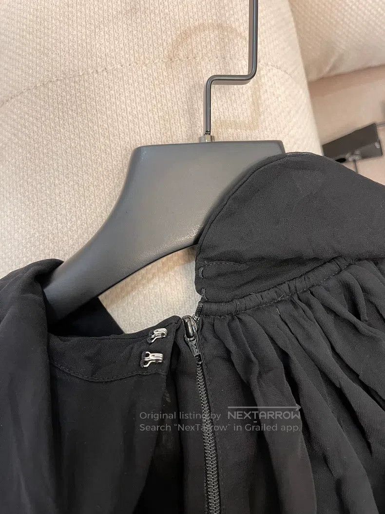 Comme des Garcons Comme Des Garcons Black Lace Round Neck Blouse Size M / US 6-8 / IT 42-44 - 7 Thumbnail