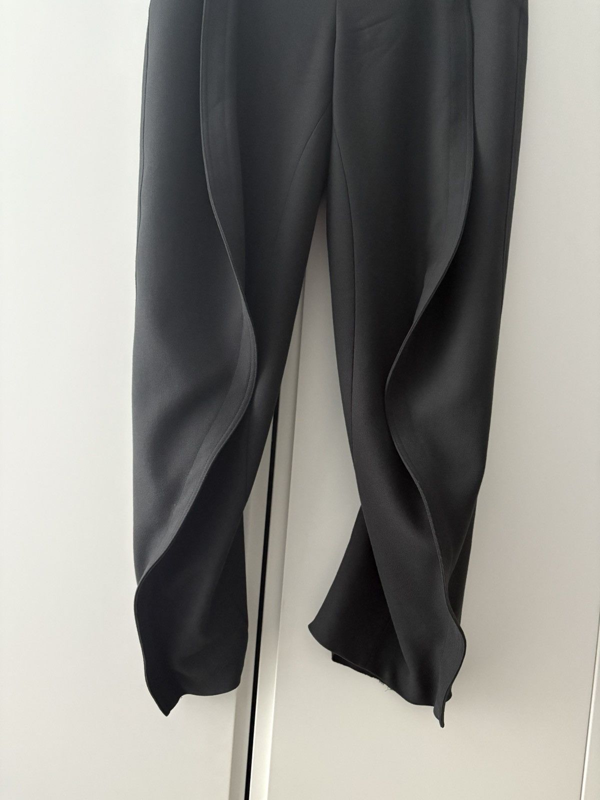 Y/Project Y/Project Banana Wool Tailored Trousers XXL Grey Size US 36 / EU 52 - 3 Thumbnail