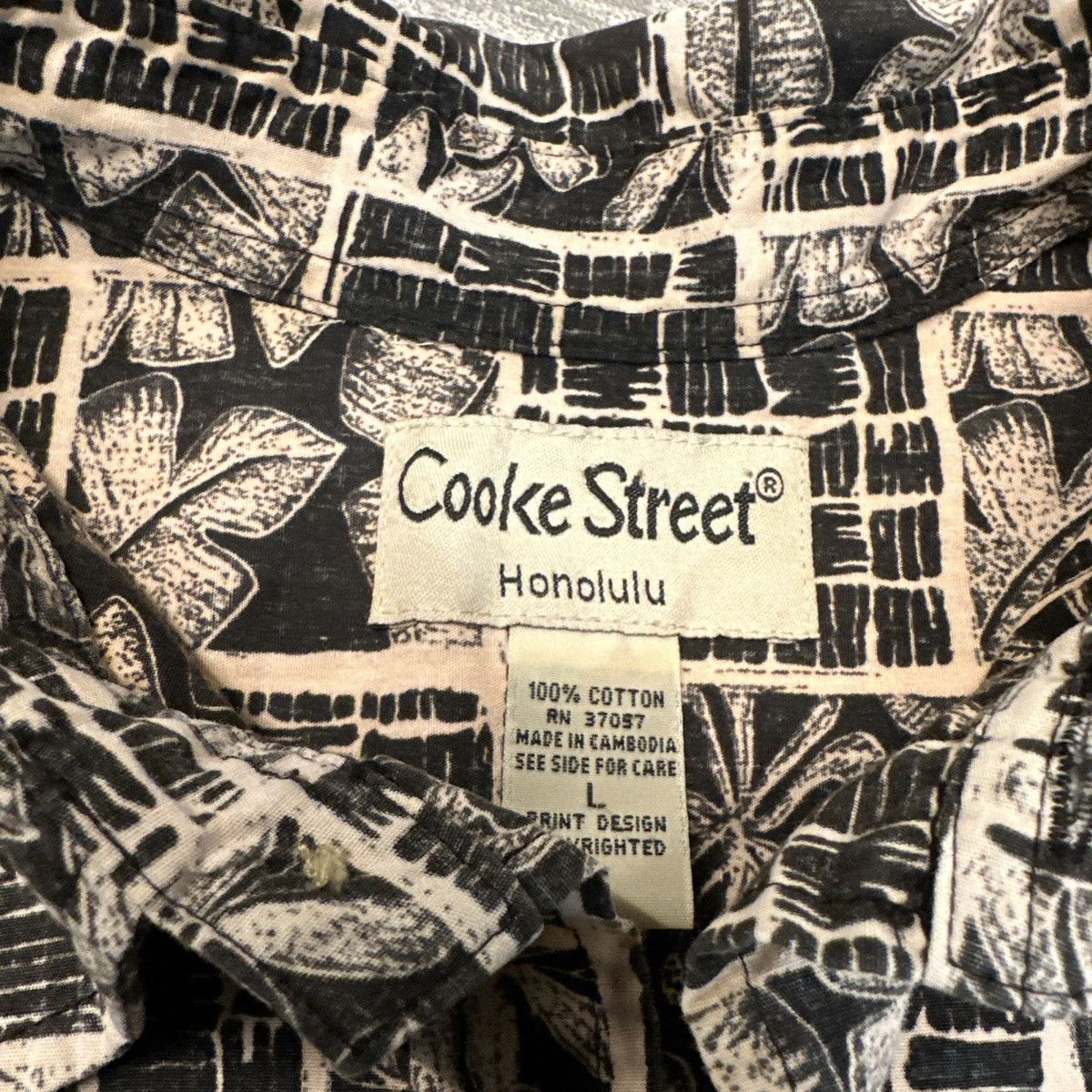 Vintage Cooke Street Honolulu Hawaiian Camp Shirt Floral Vintage Size US L / EU 52-54 / 3 - 3 Thumbnail