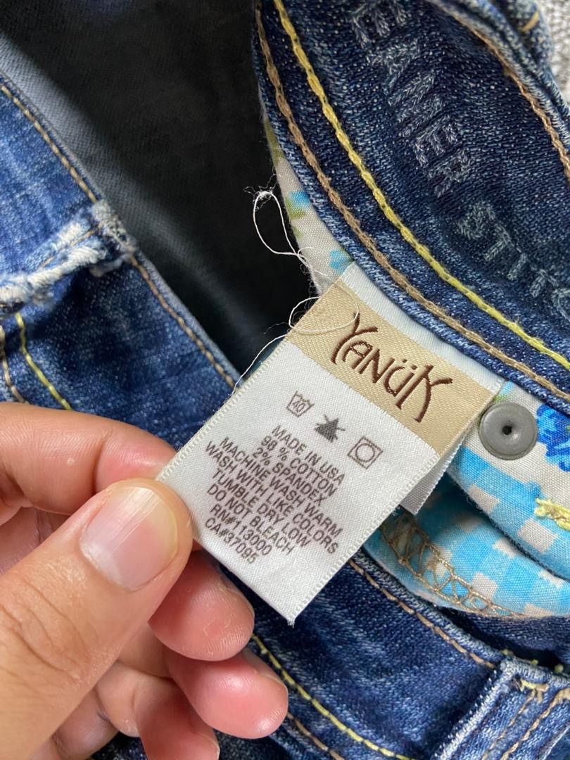 Japanese Brand YYY Yanuk Brand Distressed Flared Jeans (197) Size 30" / US 8 / IT 44 - 3 Thumbnail