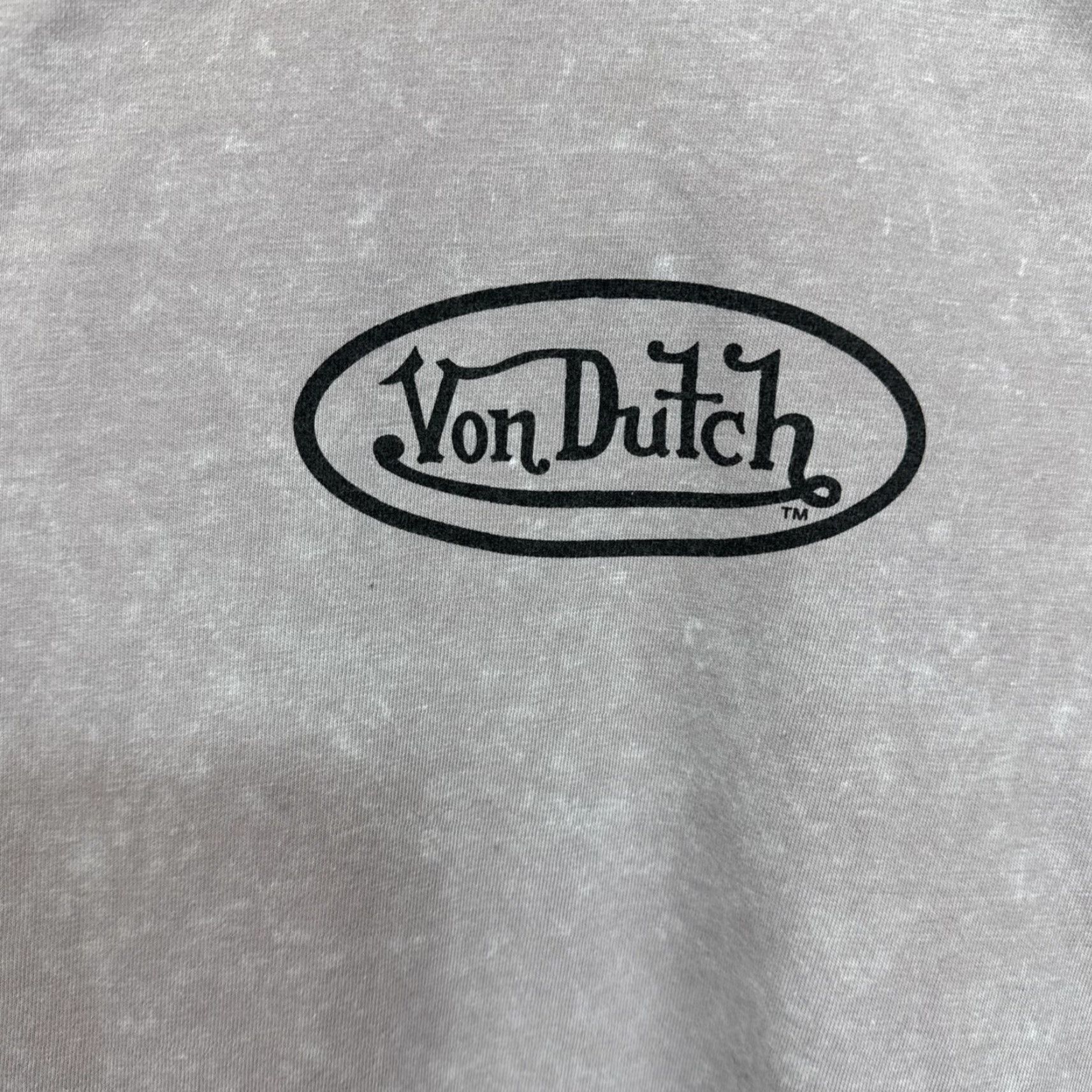 Von Dutch VON DUTCH ACID WASH EMBLEM LOGO EAGLE ROSES T SHIRT GREY Large Size US L / EU 52-54 / 3 - 7 Thumbnail