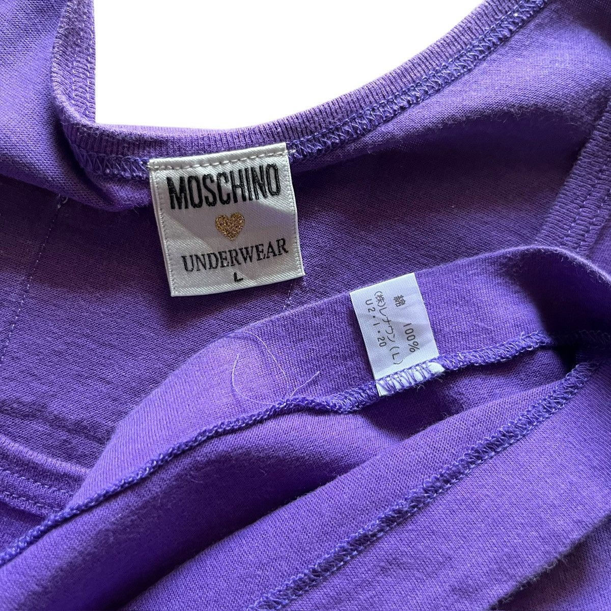 Moschino 📢SENDOFFER📢Vintage Moschino Faded Tank Top Size US L / EU 52-54 / 3 - 5 Thumbnail