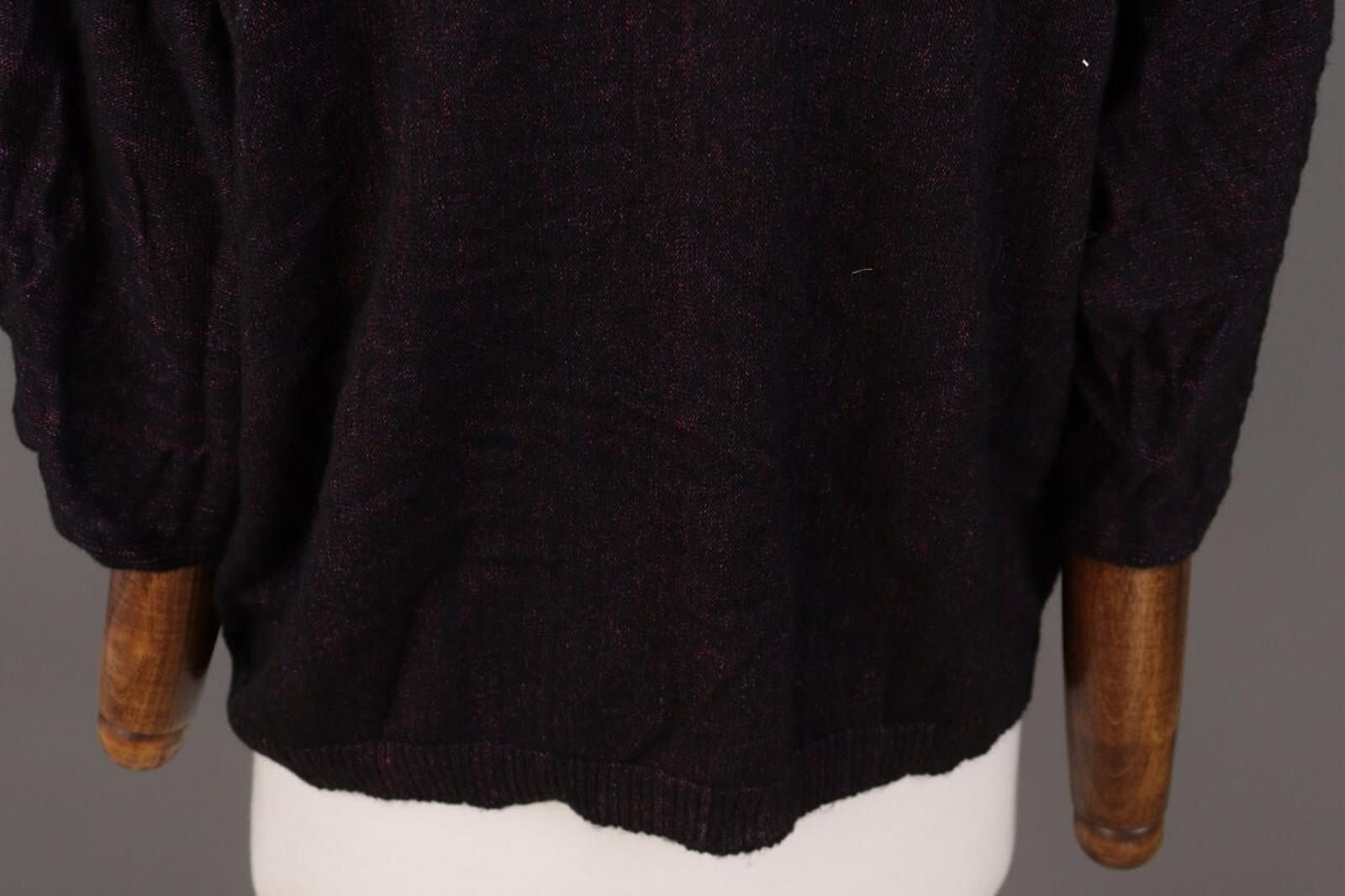 Emporio Armani Emporio Armani Black Label Purple Wool Knit Sweater Size 46 Size M / US 6-8 / IT 42-44 - 12 Thumbnail