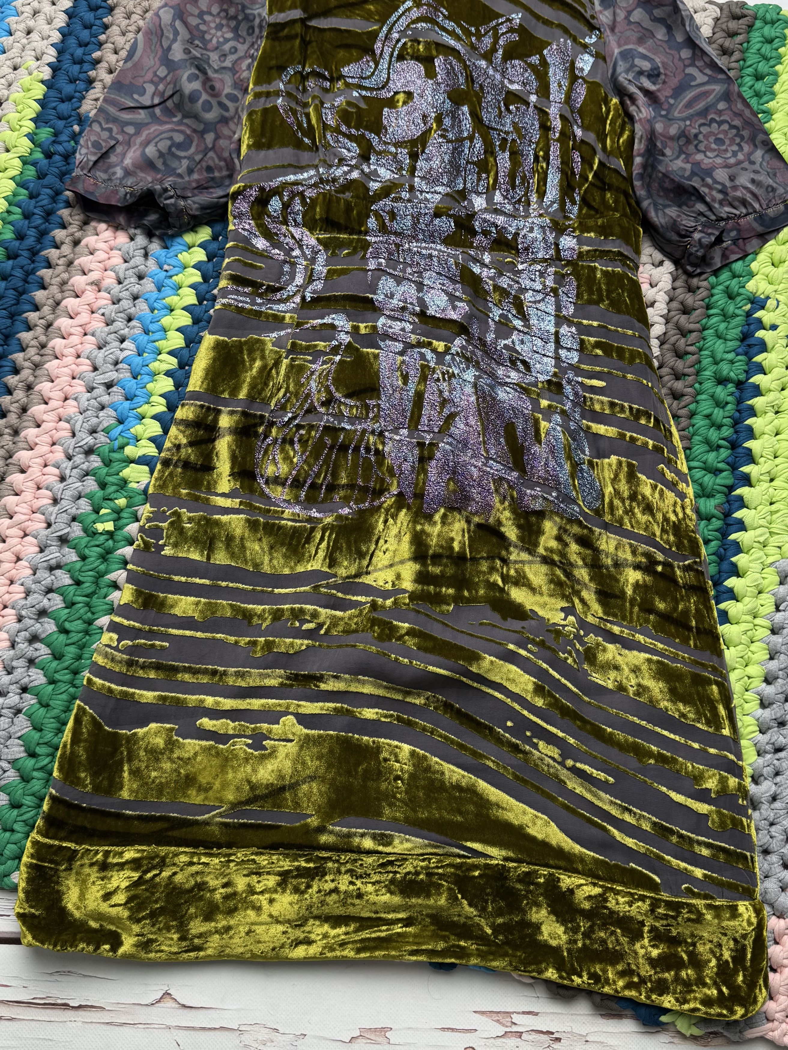Custo Barcelona Custo Barcelona Vintage Rayon/Silk Dress (D10) Size XS / US 0-2 / IT 36-38 - 3 Thumbnail