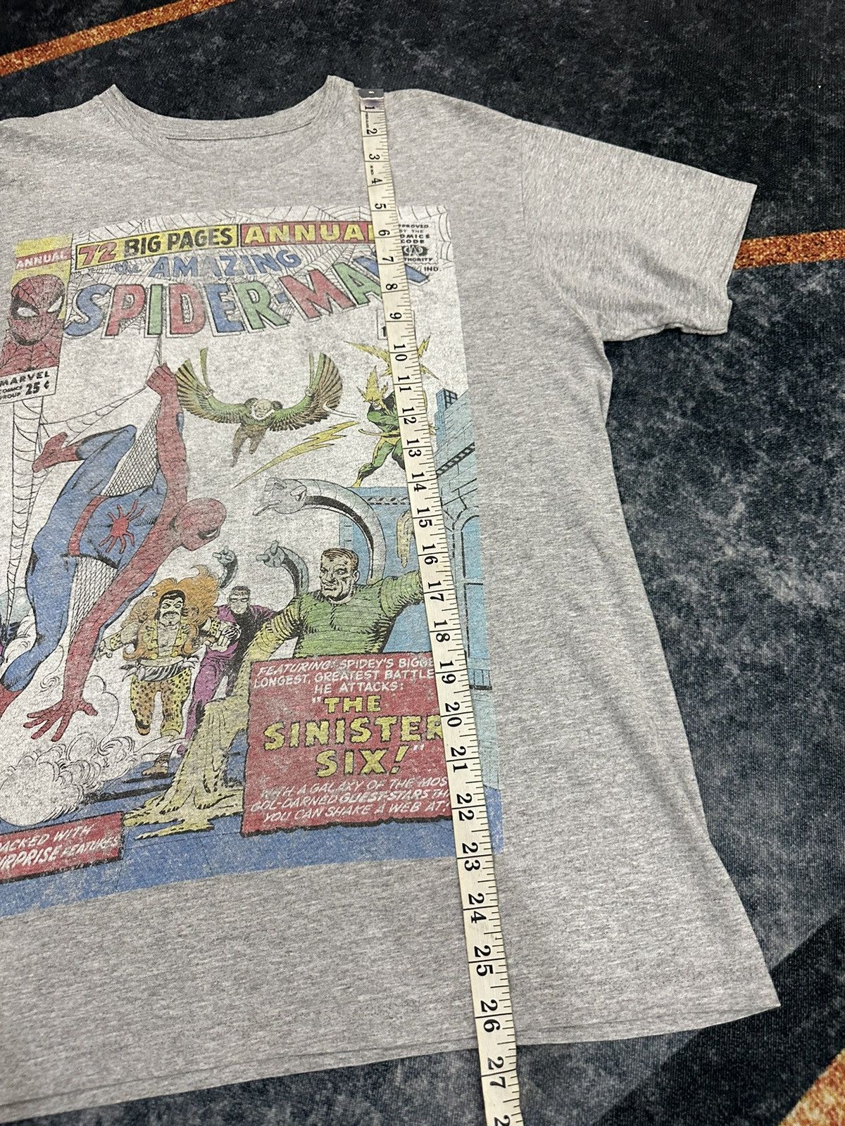 Anime × DC Comics × Marvel Comics Marvel Amazing Spiderman Promo A69 Size US S / EU 44-46 / 1 - 6 Thumbnail