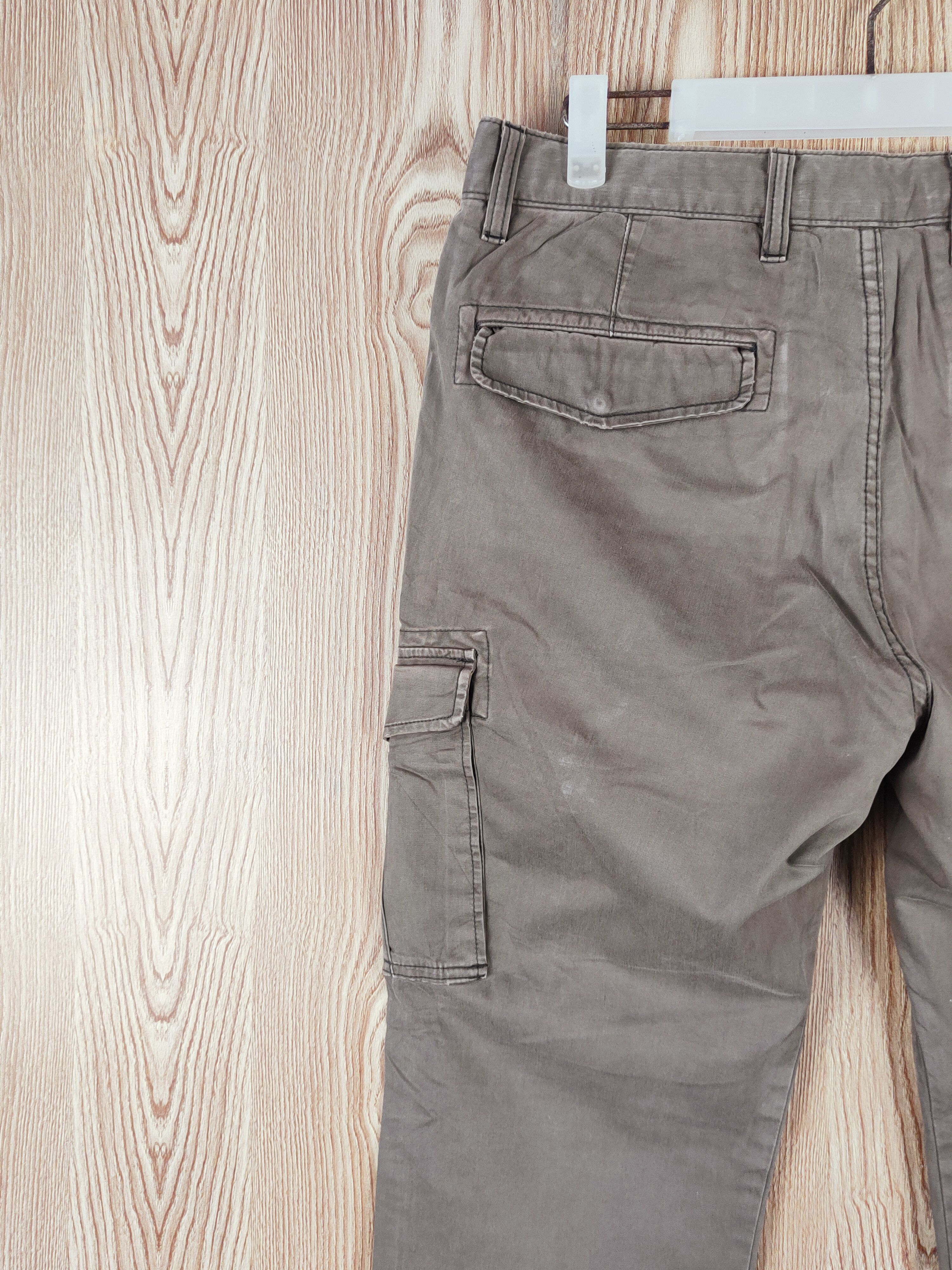 Japanese Brand Uniqlo Brown Multipocket Tactical Cargo Pants #W337 Size US 32 / EU 48 - 8 Thumbnail