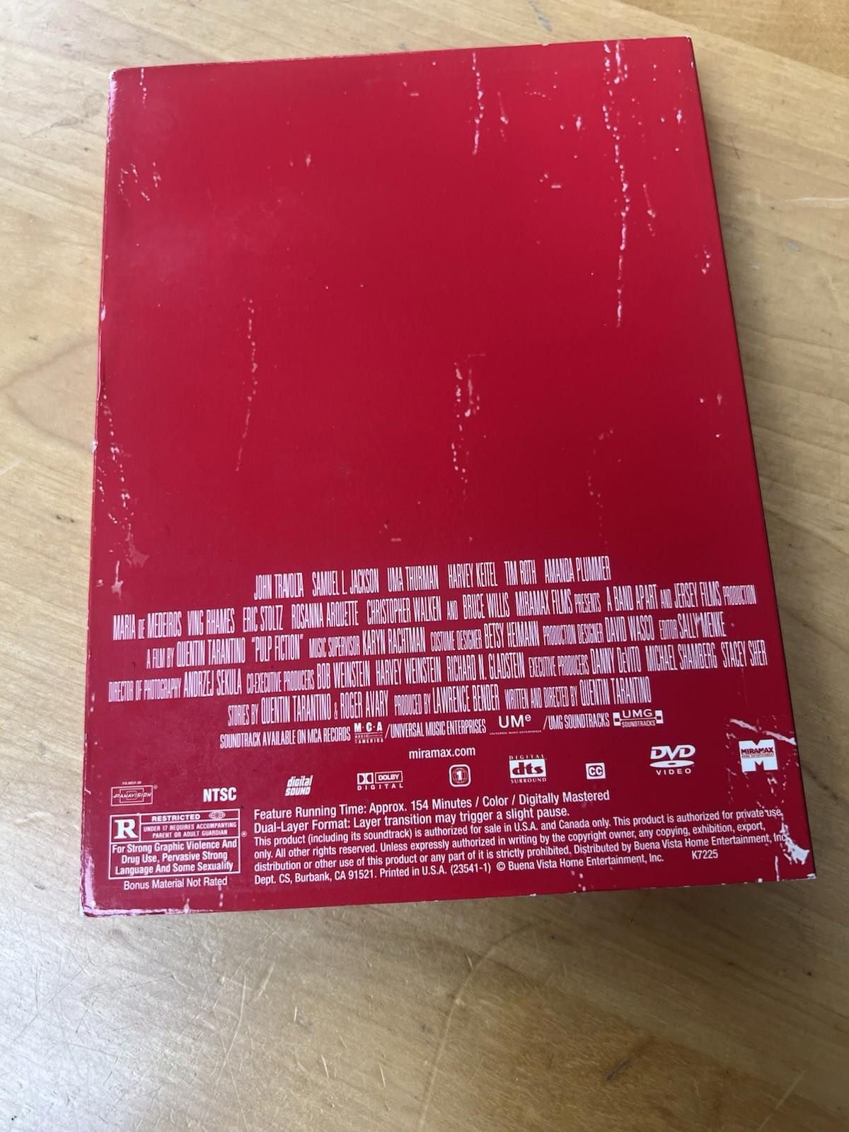 Other Pulp Fiction (DVD, 2002, 2-Disc Set, Collectors Edition) Size ONE SIZE - 12 Thumbnail