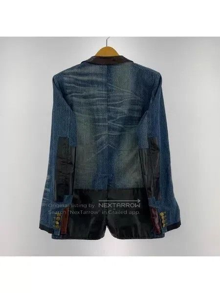 Junya Watanabe Junya Watanabe Leather denim jacket Size XS / US 0-2 / IT 36-38 - 2 Thumbnail