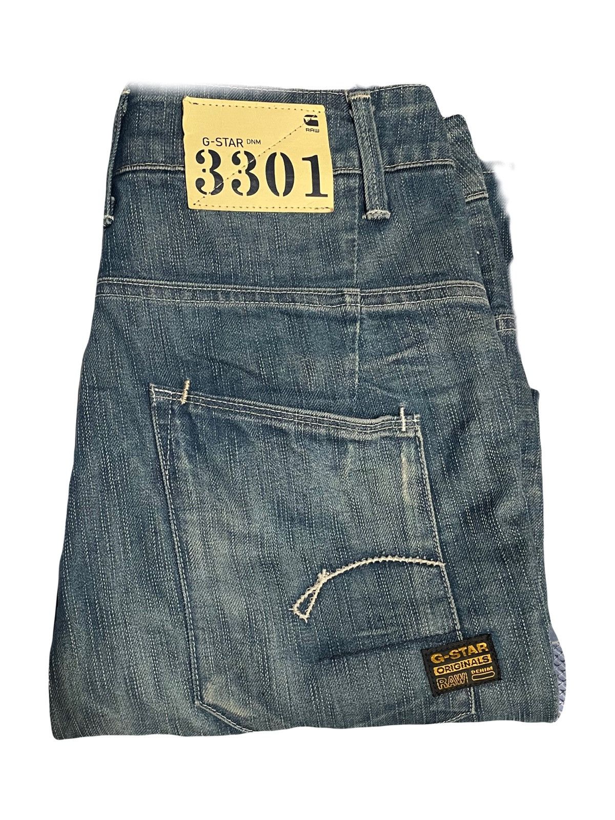 archive paint design flared denim Y2K