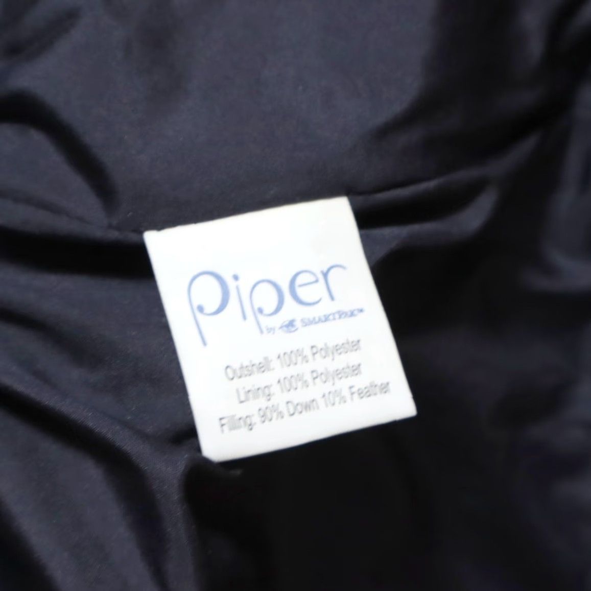 Vintage Piper Horse Equestrian Quilted Vest Navy Women's M Jacket Shirt Mock All Over Print Regular Fit Size M / US 6-8 / IT 42-44 - 5 Thumbnail