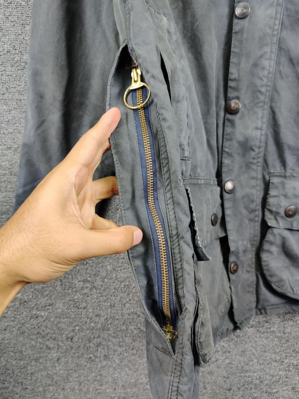 Barbour Vintage 90s Barbour Beaufort Waxed Jacket Size US M / EU 48-50 / 2 - 8 Thumbnail