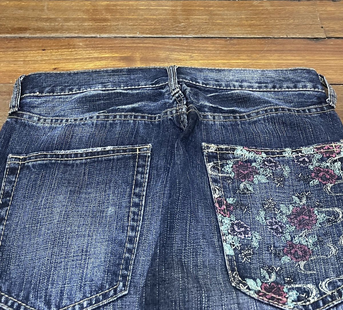 If Six Was Nine Very Rare Vintage Japanese Brand Dragon Sukajan Jeans 1990s Size US 29 - 4 Thumbnail