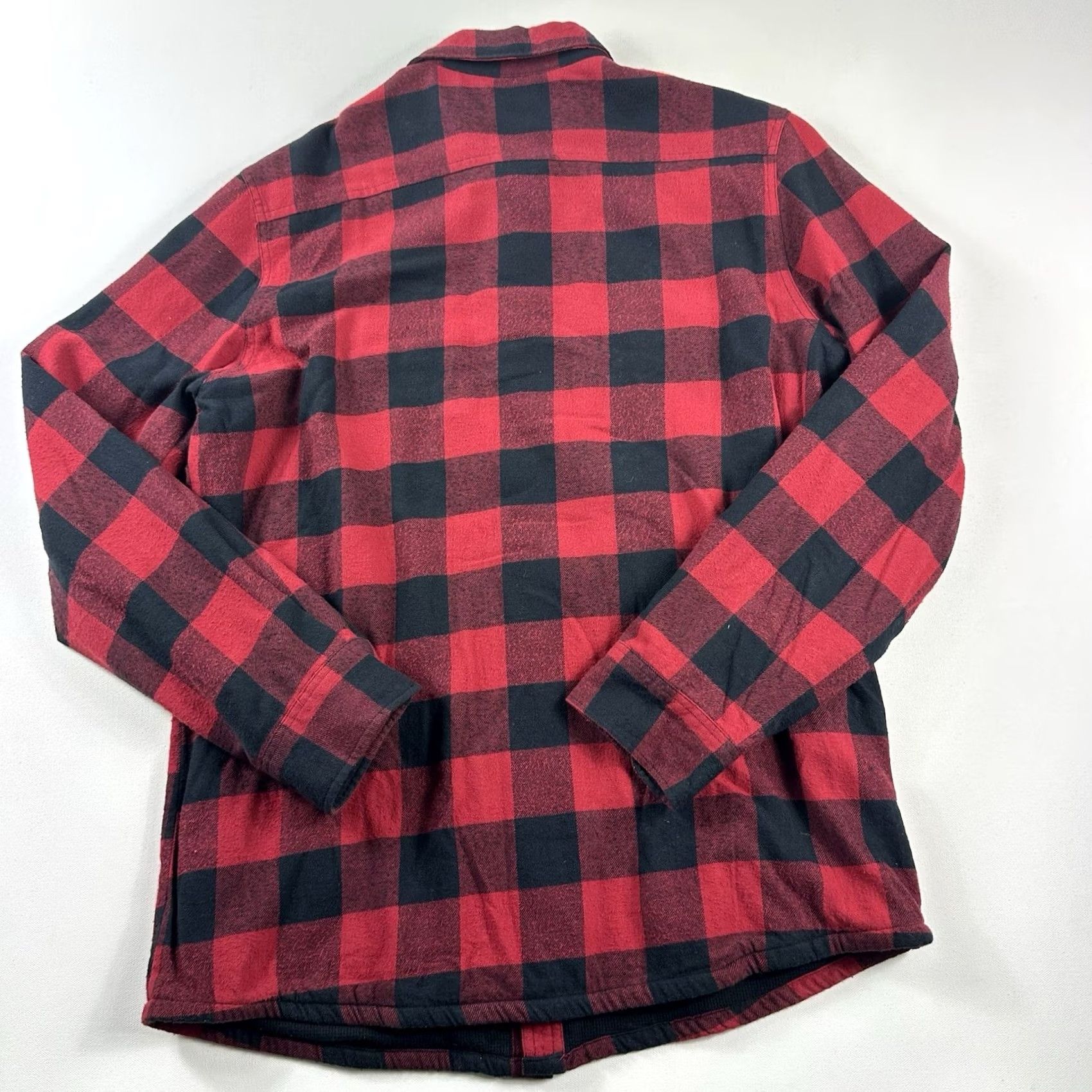 Lumberjack Public Opinion Flannel Shirt Mens Black Red Plaid Long Sleeve Button-Up Casual Regular L Multicolor Cotton Fall Spring Summer Outdoors Men Size US L / EU 52-54 / 3 - 2 Thumbnail
