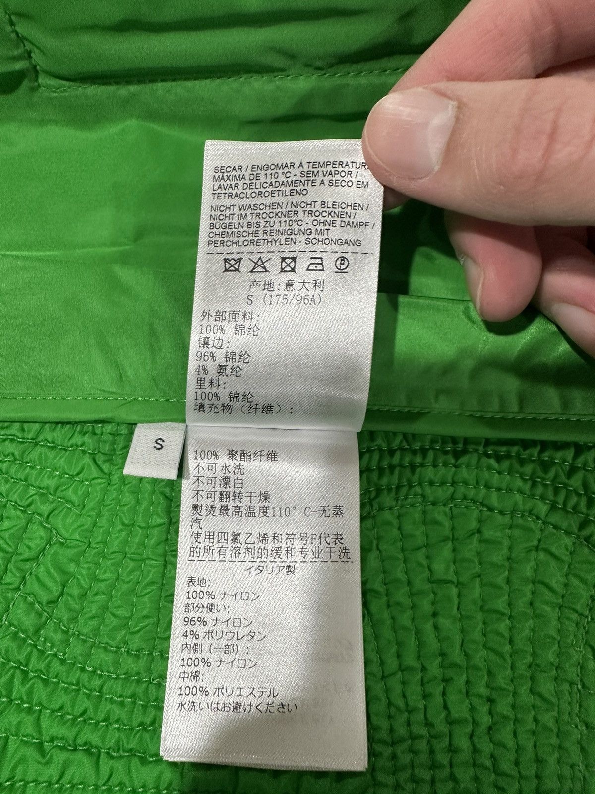 Bottega Veneta Bottega Veneta Green Inrecciato Padded Shell Gilet Vest Size US S / EU 44-46 / 1 - 12 Thumbnail