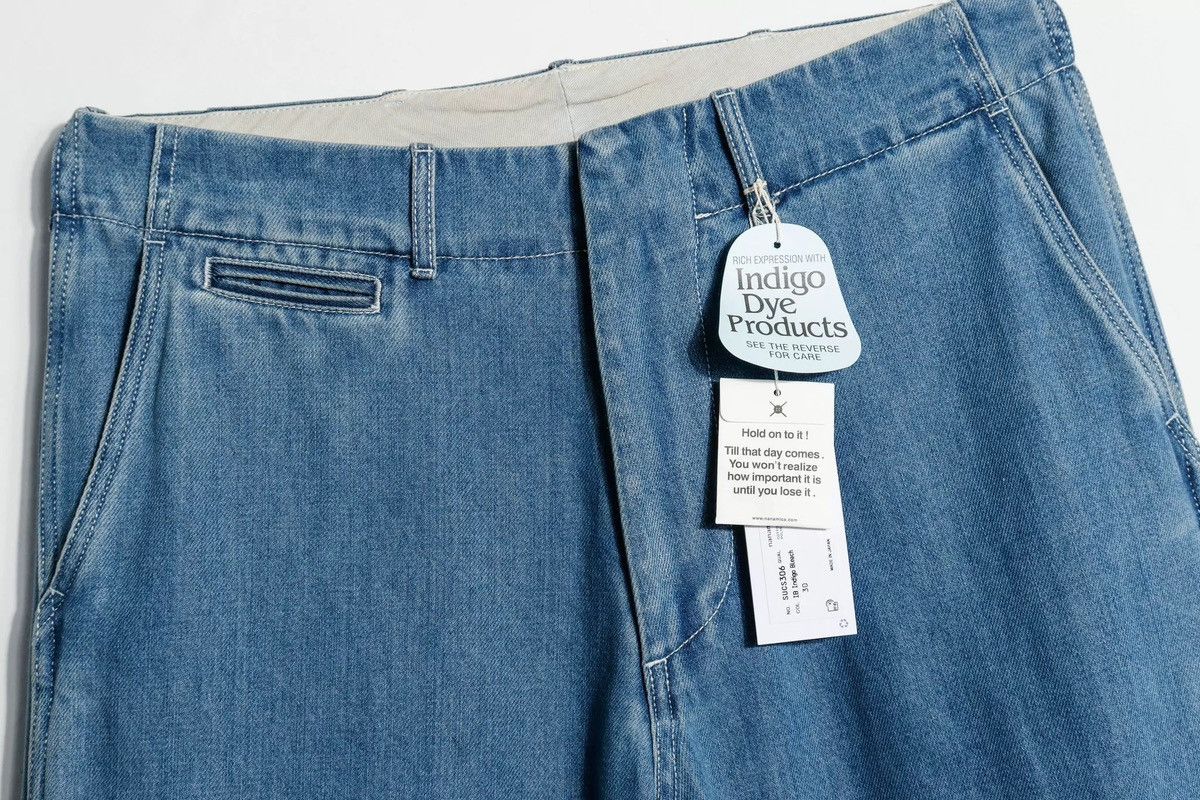Nanamica nanamica FW 23- Wide Denim Pants - Indigo Bleached Size US 32 / EU 48 - 7 Thumbnail