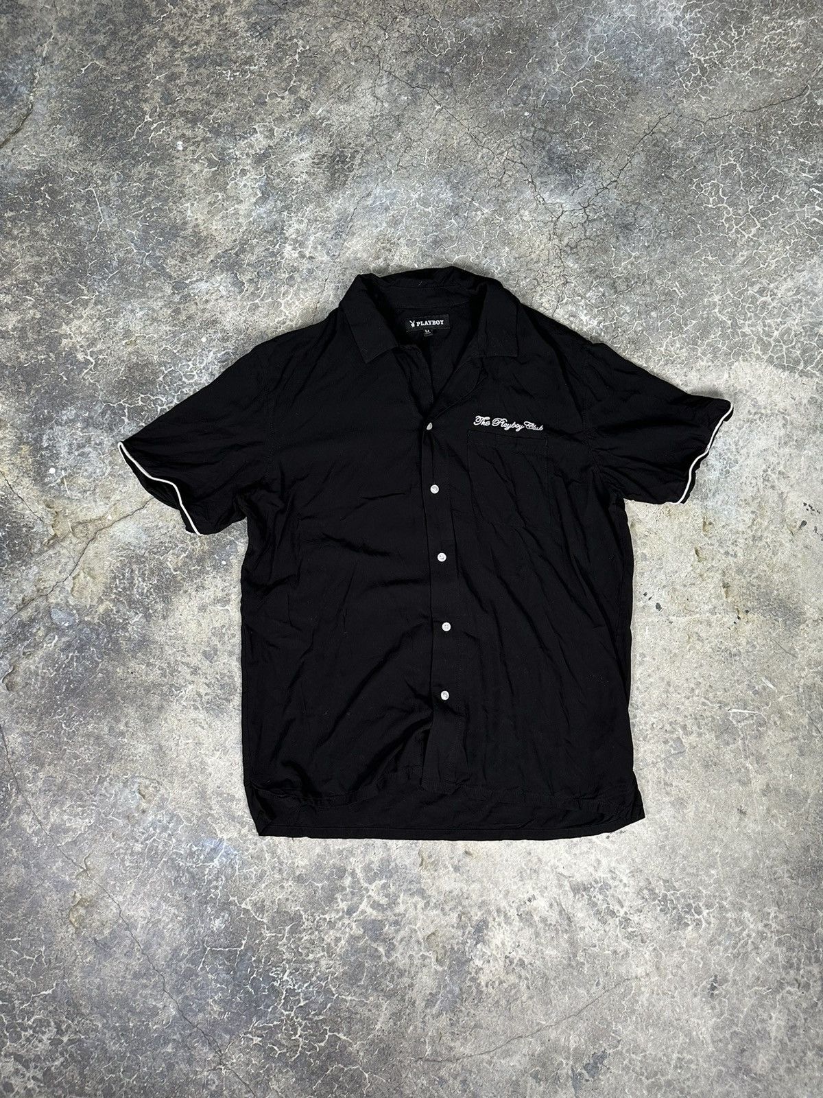 Playboy × Vintage Play Boy Button Up Bowling Shirt Size US M / EU 48-50 / 2 - 1 Thumbnail