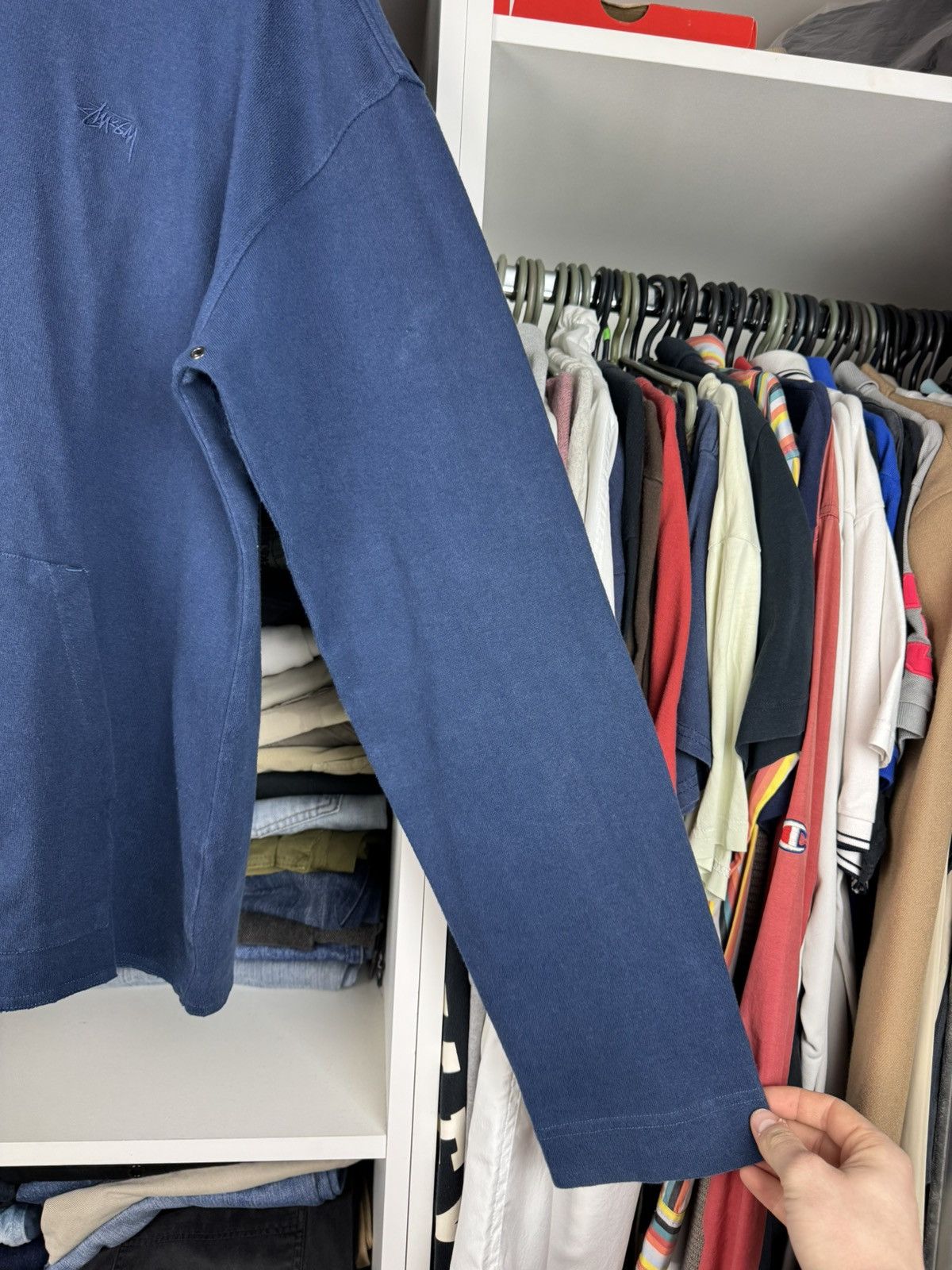 Stussy Stussy Mini Logo Hoodie Size US L / EU 52-54 / 3 - 11 Thumbnail