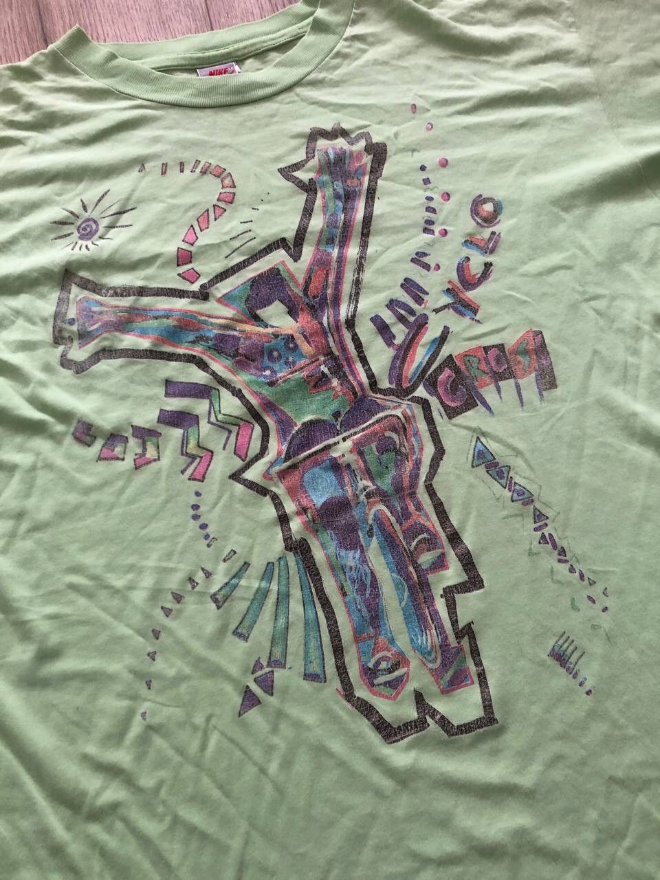 Vintage Nike Vintage Big Logo t shirt 80's made in italy Size US XL / EU 56 / 4 - 2 Thumbnail