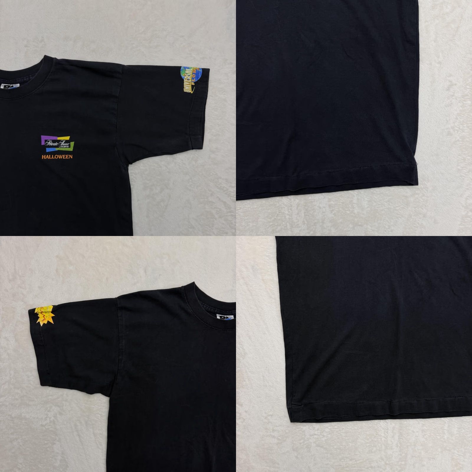 Vintage VINTAGE Royal Avalon Universal Studios Halloween Shirt Mens XL Black Skeleton Size US XL / EU 56 / 4 - 9 Thumbnail