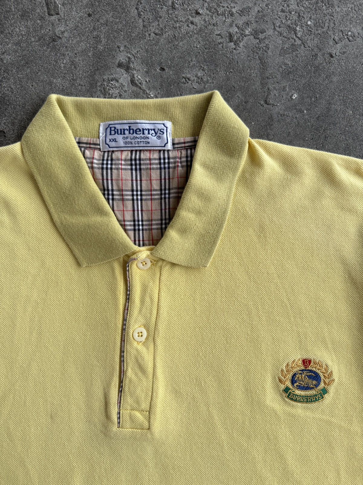Burberry Vintage Burberrys Poloshirt Size US XXL / EU 58 / 5 - 3 Thumbnail