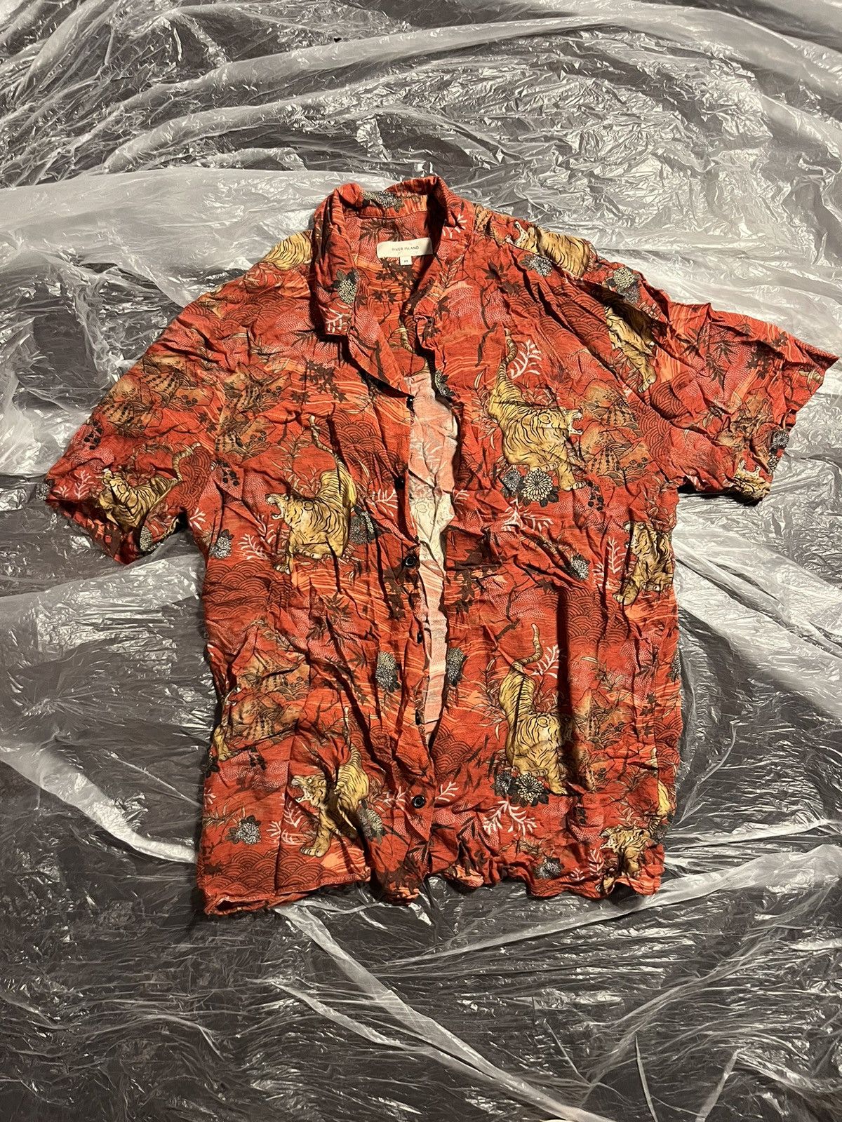Japanese Brand River Island Lightweight Printed Shirt (2010s - Early 2020s) Size US M / EU 48-50 / 2 - 1 Thumbnail