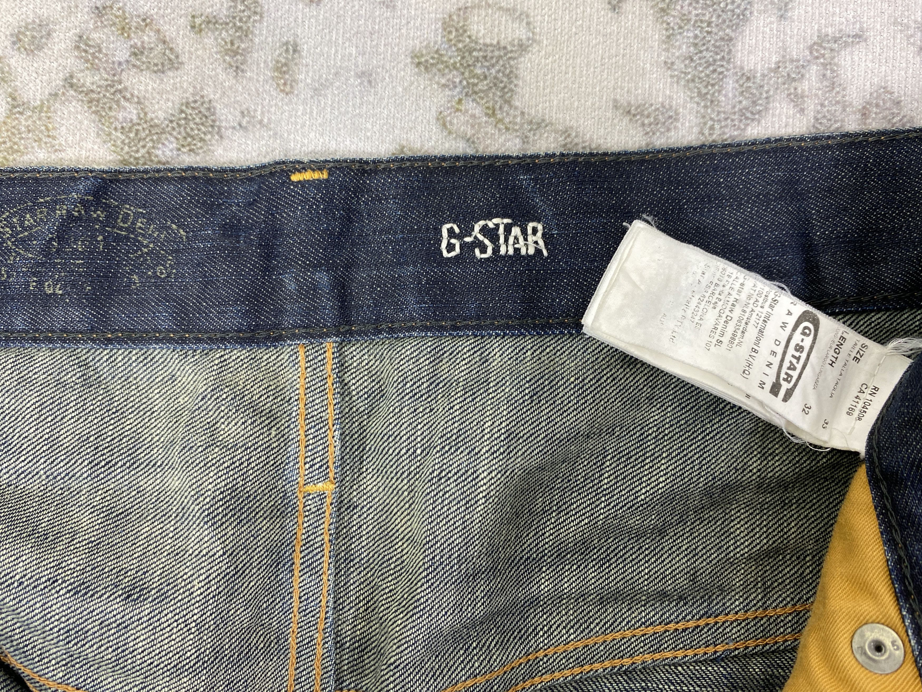 Hysteric Glamour Blue Vintage G-Star Jeans 34x28 - JN3060 Size US 34 / EU 50 - 9 Thumbnail