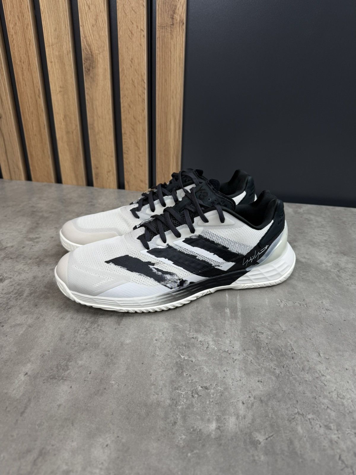 Y-3 Adidas Y-3 Yohji Yamamoto Defiant Speed 2 Tennis Shoes Us 12 Size US 12 / EU 45 - 2 Thumbnail