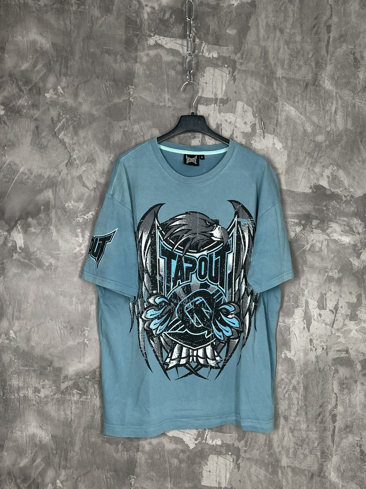 Affliction × Tapout × Vintage Crazy Vintage Y2K Affliction Style Tapout Grunge T Shirt Size US XL / EU 56 / 4 - 1 Thumbnail