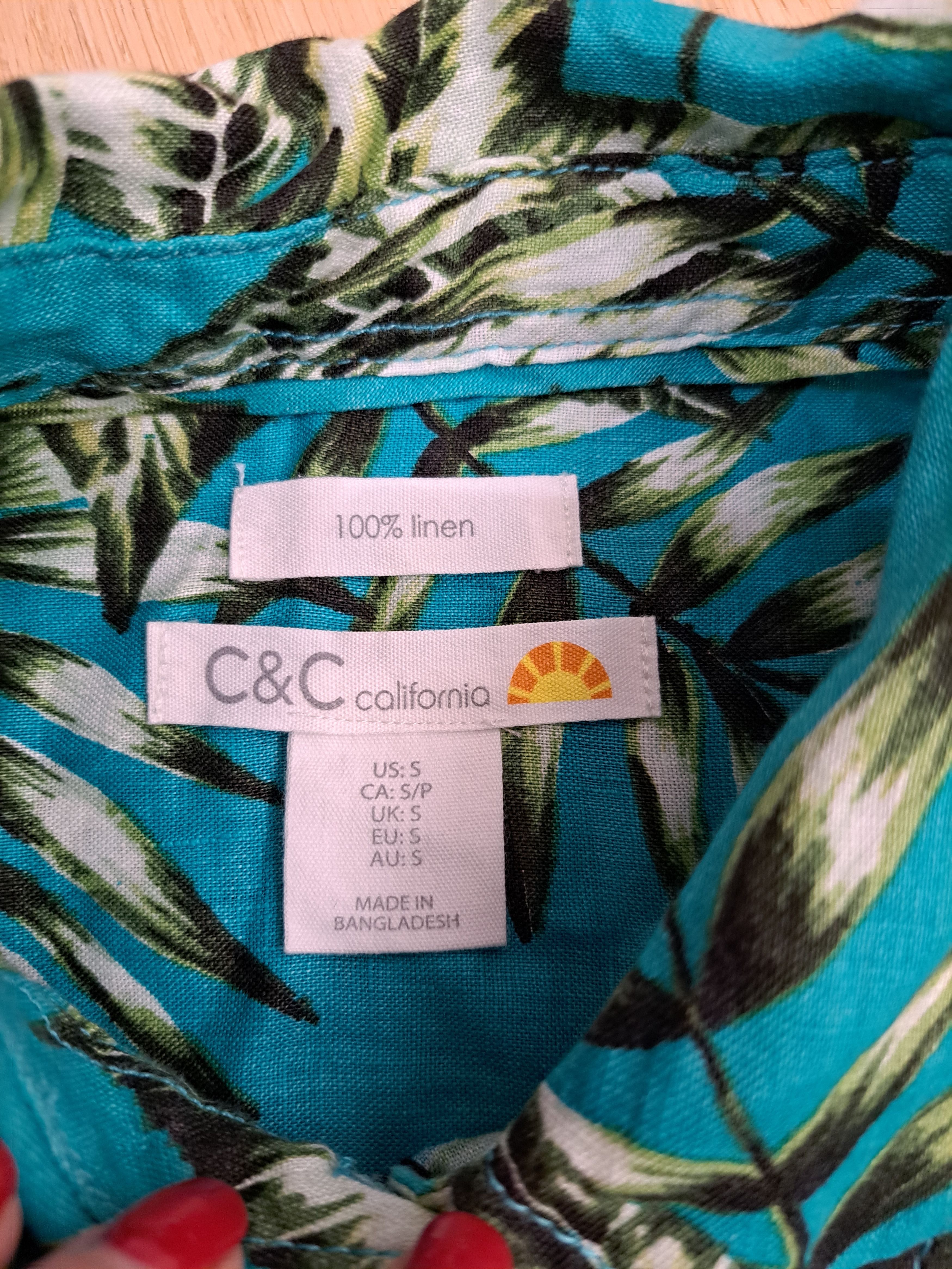 Other Havaiian oversized turquoise button ups shirt S Size S / US 4 / IT 40 - 2 Thumbnail