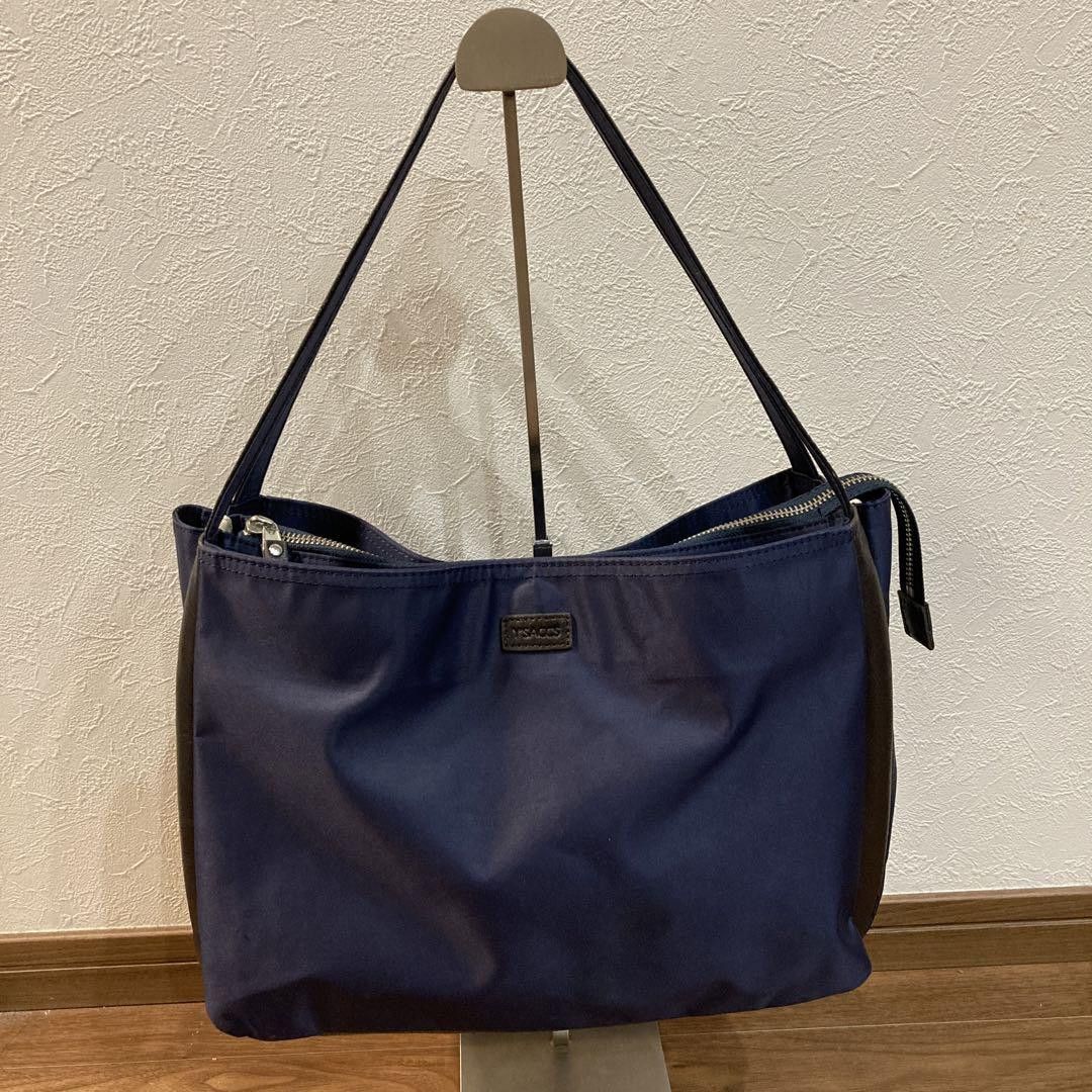 Y's × Yohji Yamamoto Leather Panel Nylon Shoulder Bag Size ONE SIZE - 1 Thumbnail