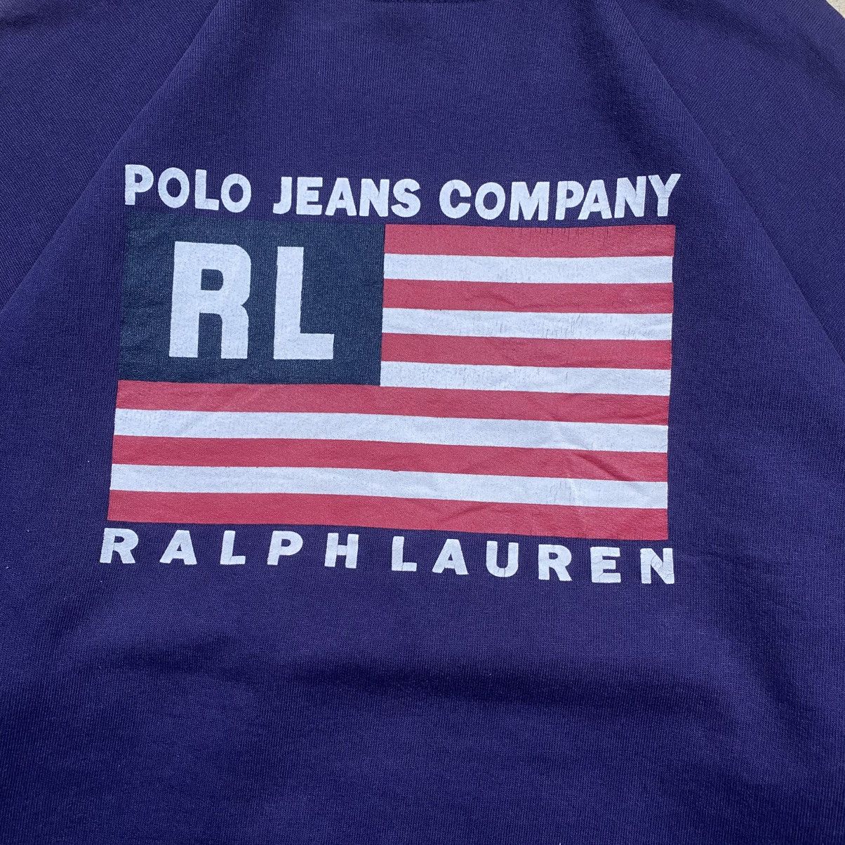 Polo Ralph Lauren Vintage y2k Polo RL Flag Boxy Crewneck Size US L / EU 52-54 / 3 - 2 Thumbnail