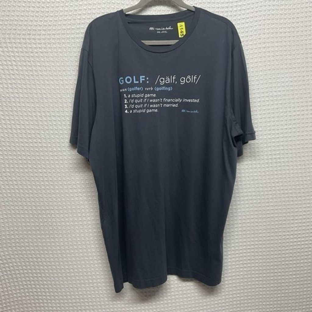 TravisMathew Travis Mathew Definition of Golf Humor T-Shirt Men 2XL Size US XXL / EU 58 / 5 - 5 Thumbnail