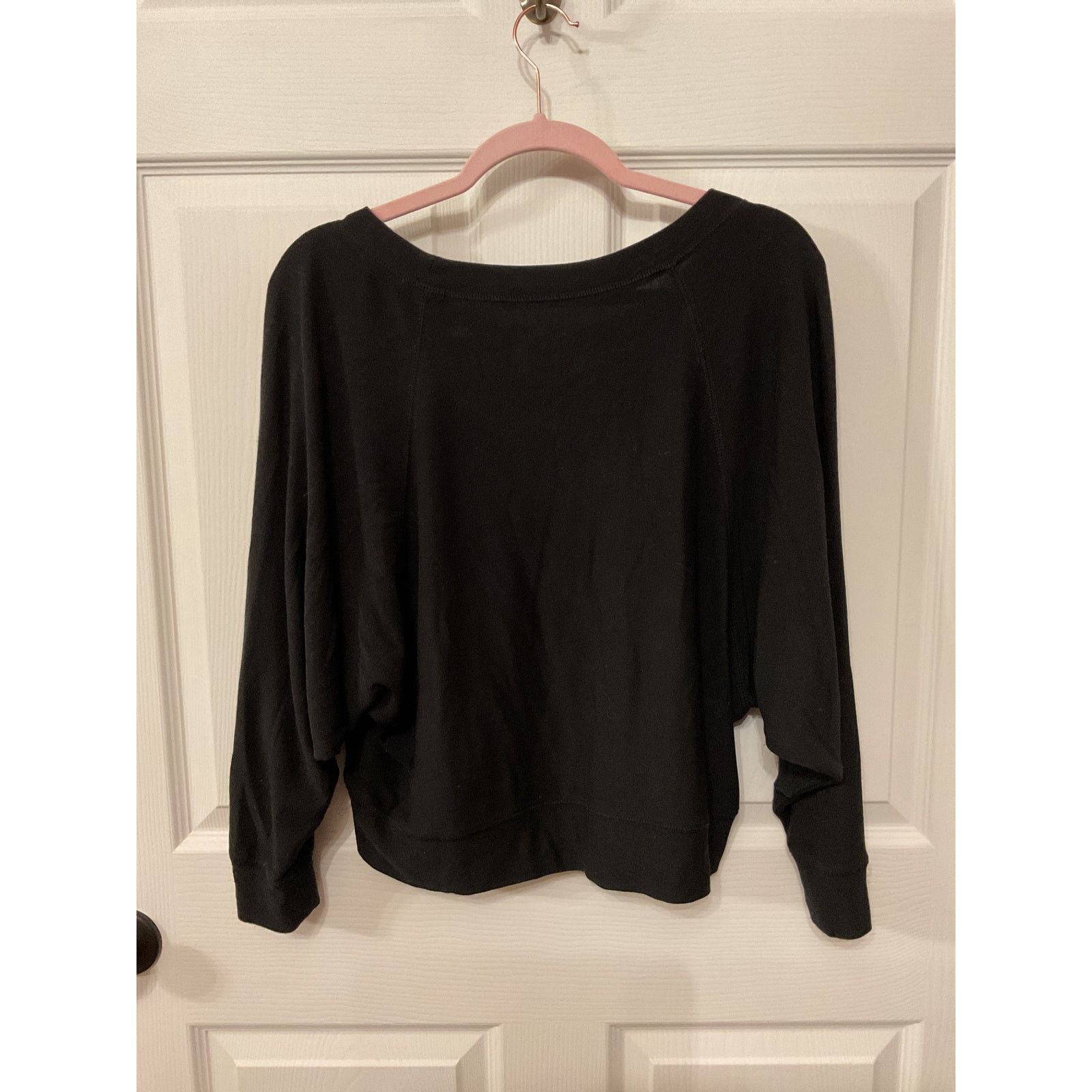 Chaser Brand Chaser Skull Graphic Black Cropped Batwing Sweatshirt, M Size M / US 6-8 / IT 42-44 - 6 Thumbnail