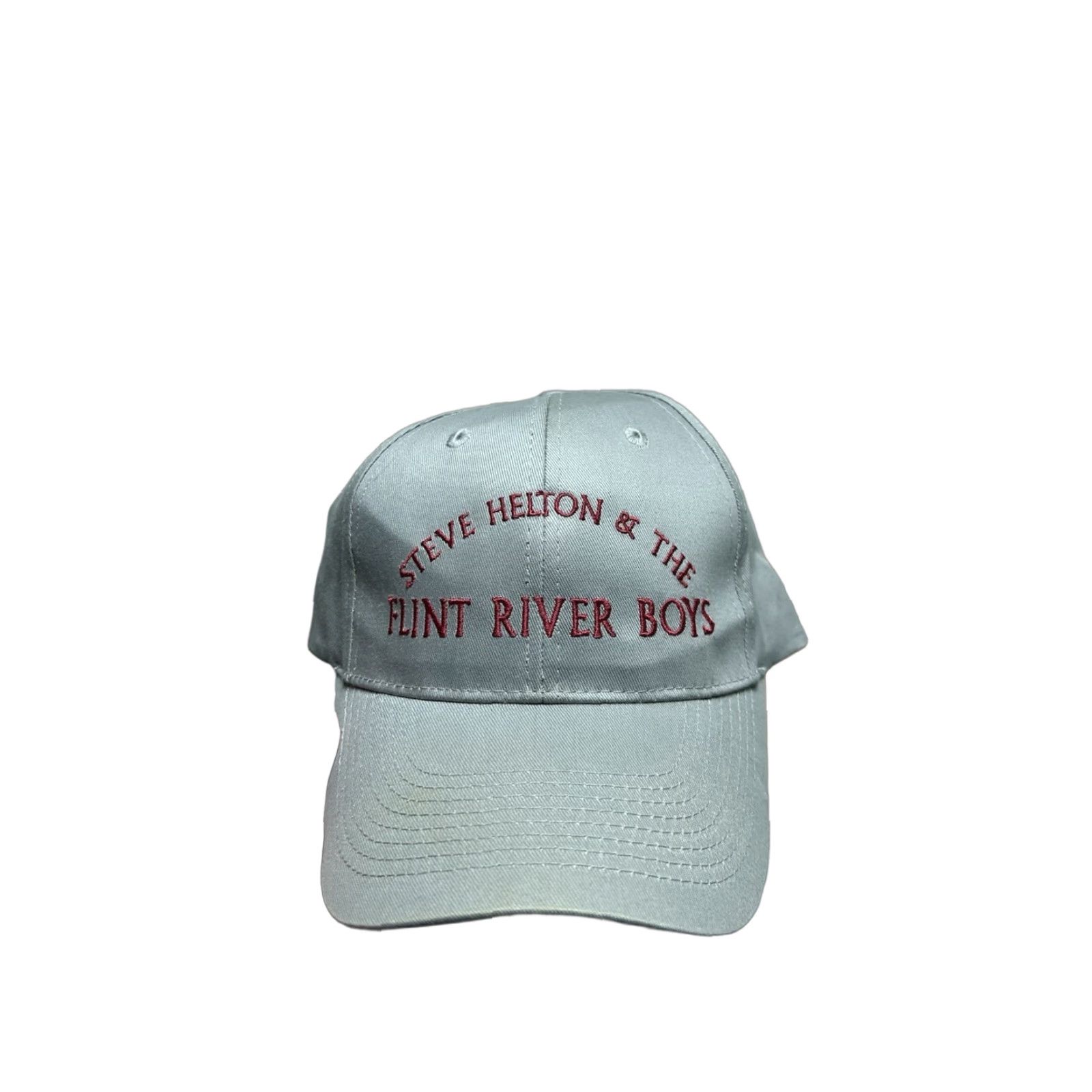 Vintage VINTAGE strapback hat cap Steve Helton flint river boys country bluegrass music Mens Adjustable Gray Baseball Cap Size ONE SIZE - 1 Thumbnail