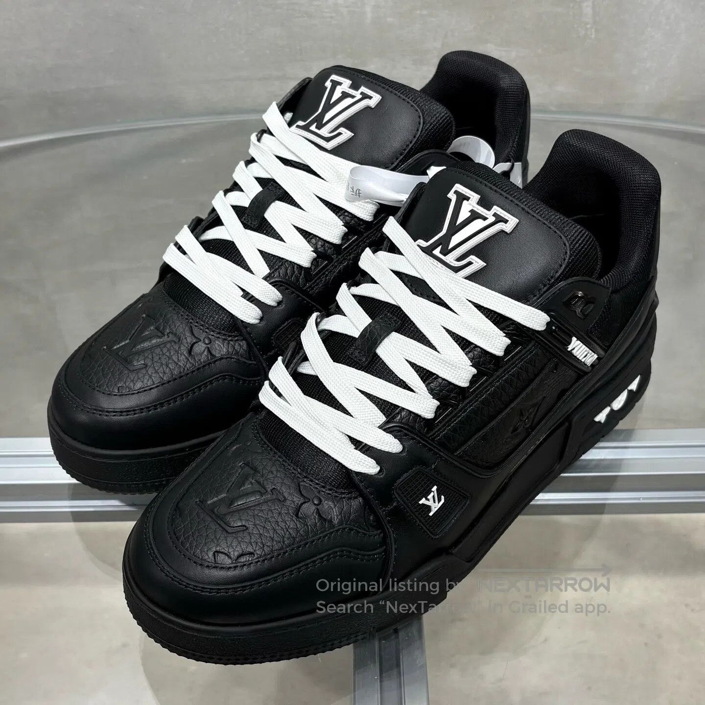 Louis Vuitton Louis Vuitton Trainer Black Art Gallery shoes Size US 7 / EU 40 - 1 Thumbnail