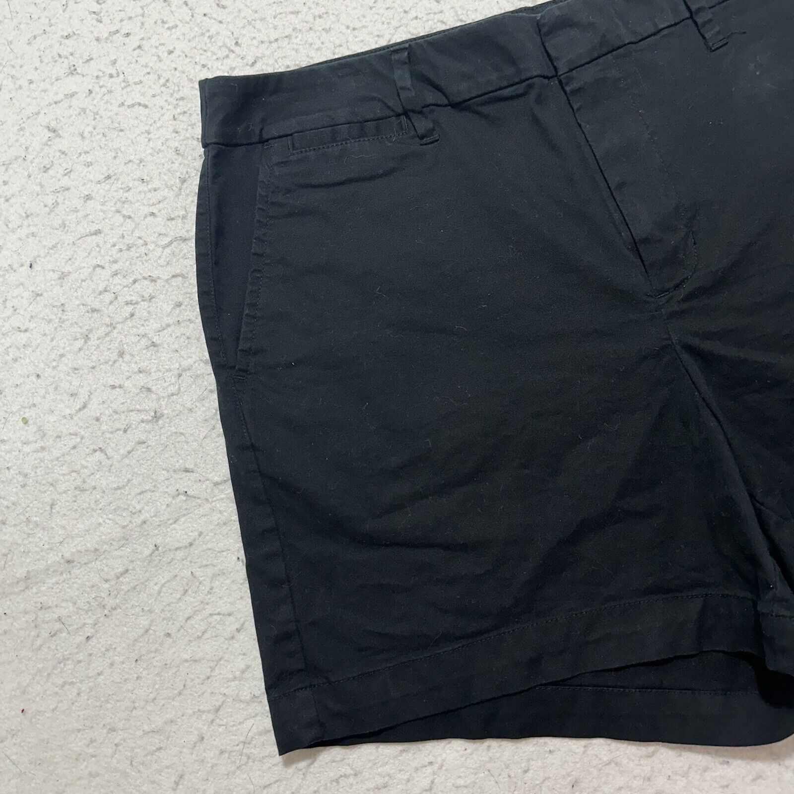 Other A New Day 12 4" Inseam Chino Flat Front Black Shorts Size 34" / US 12 / IT 48 - 2 Thumbnail